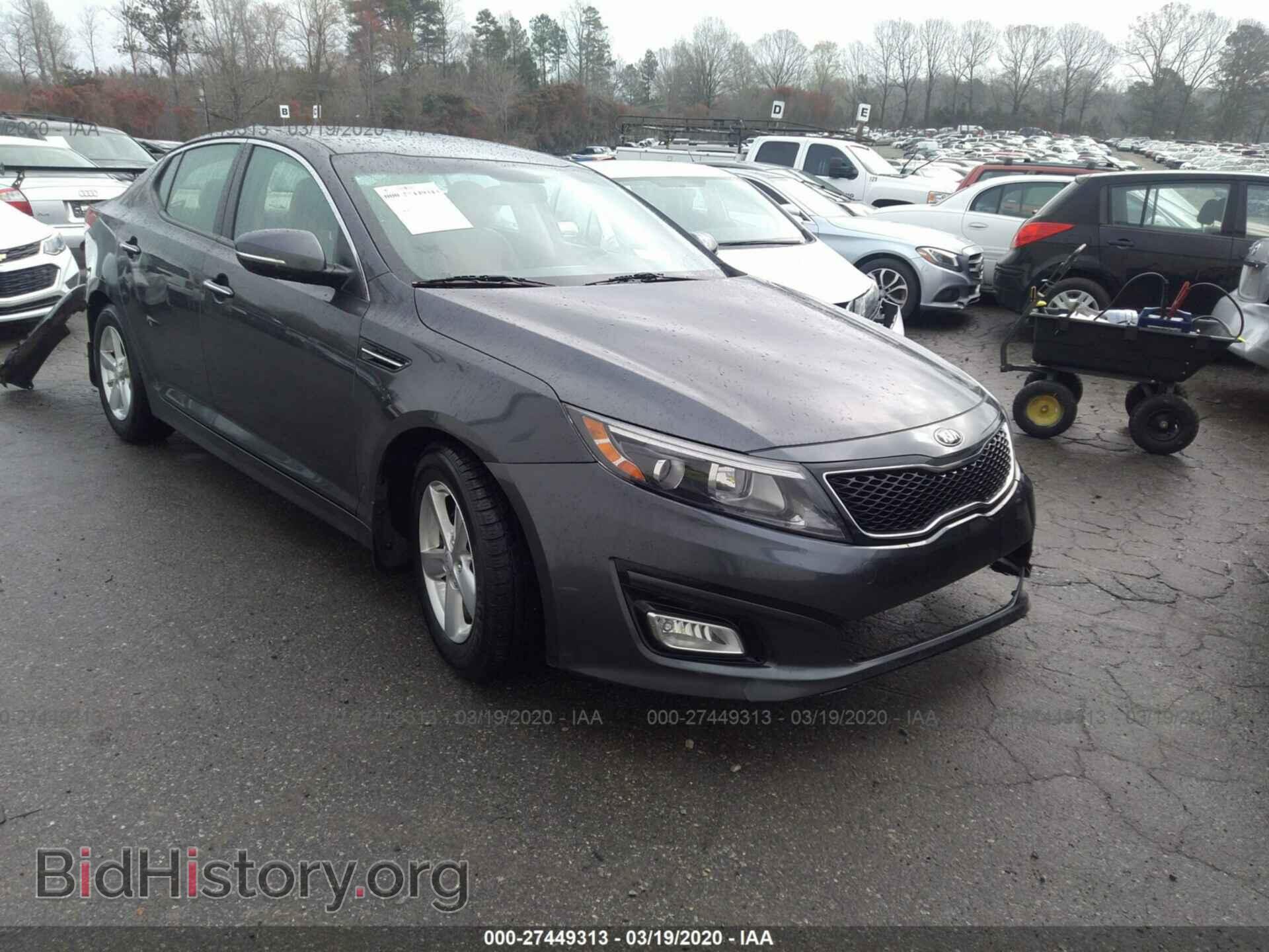 Фотография KNAGM4A72F5644291 - KIA OPTIMA 2015
