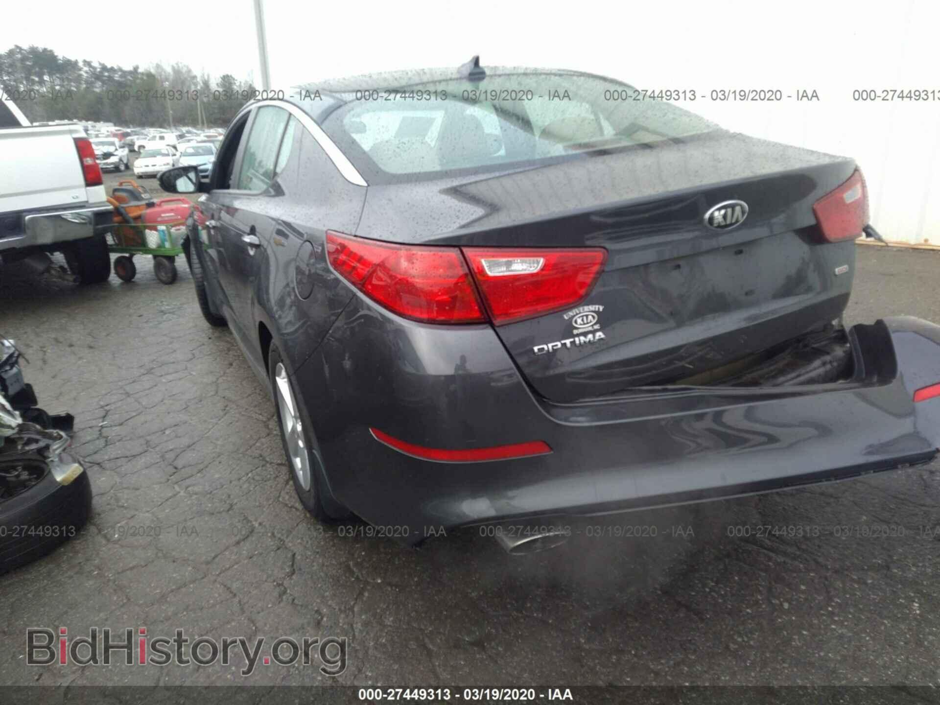 2015 KIA OPTIMA - VIN: KNAGM4A72F5644291 - Photo 3