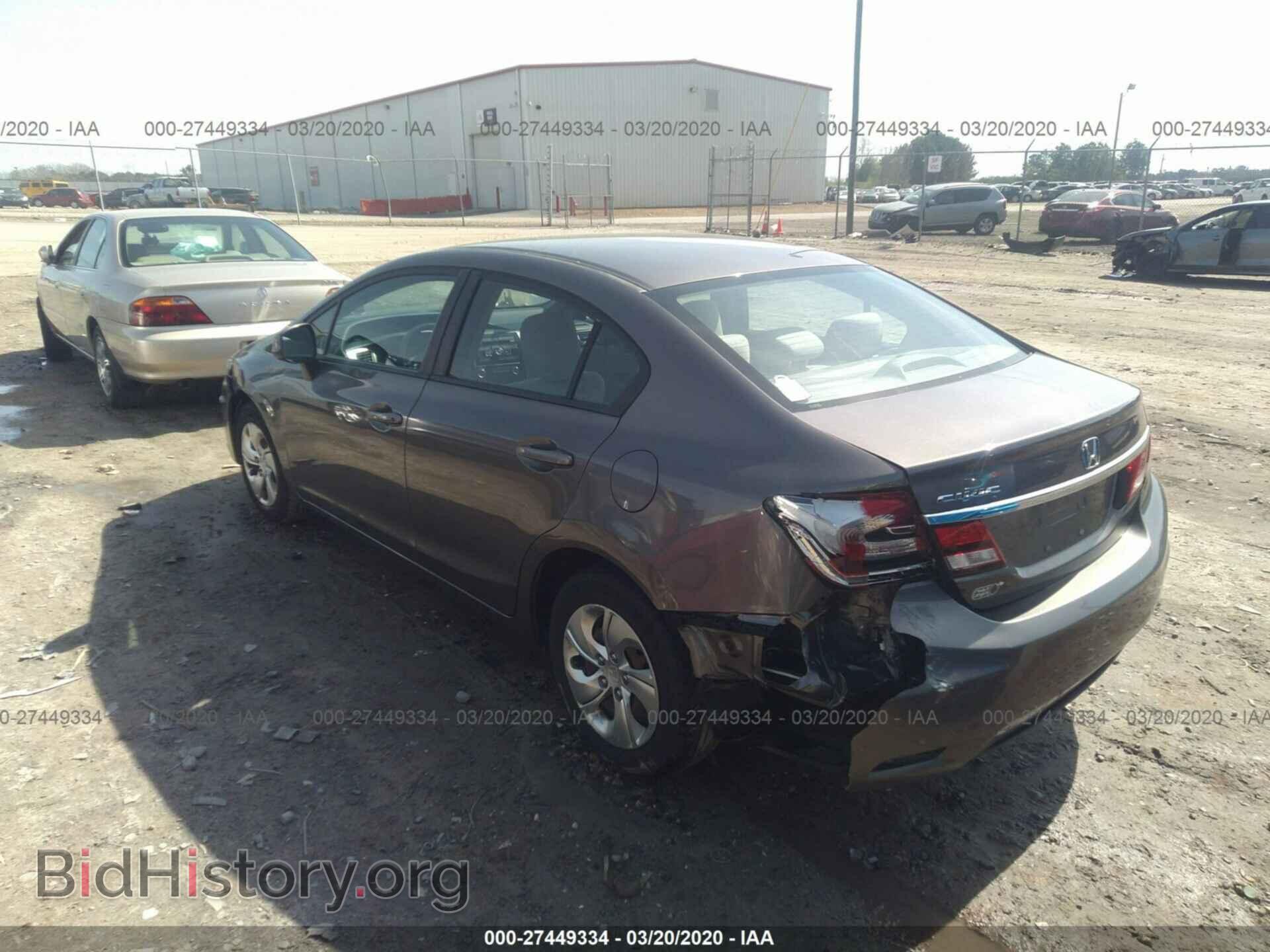 2013 HONDA CIVIC - VIN: 19XFB2F50DE042510 - Фото 3