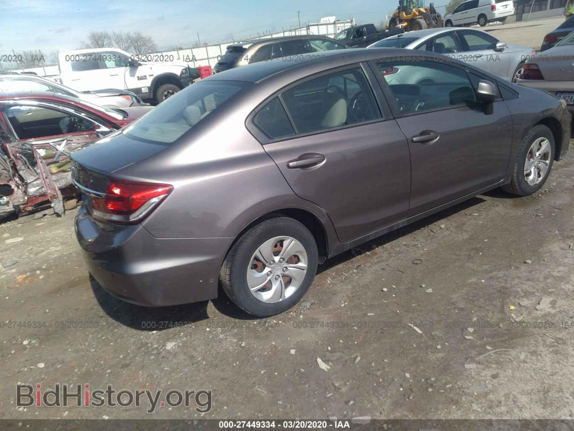 2013 HONDA CIVIC - VIN: 19XFB2F50DE042510 - Фото 4