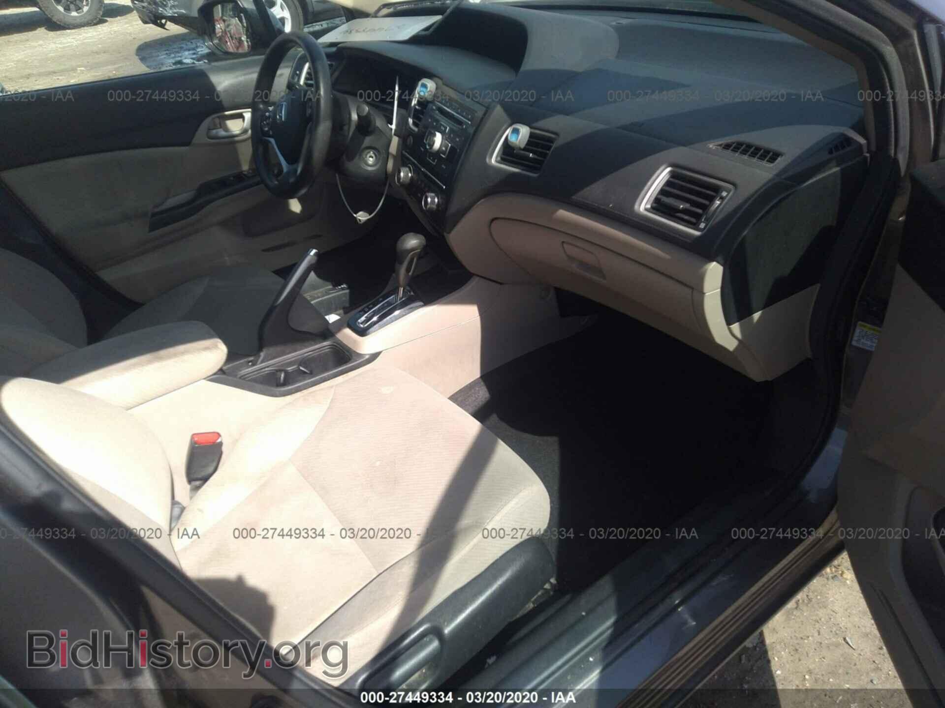 2013 HONDA CIVIC - VIN: 19XFB2F50DE042510 - Фото 5
