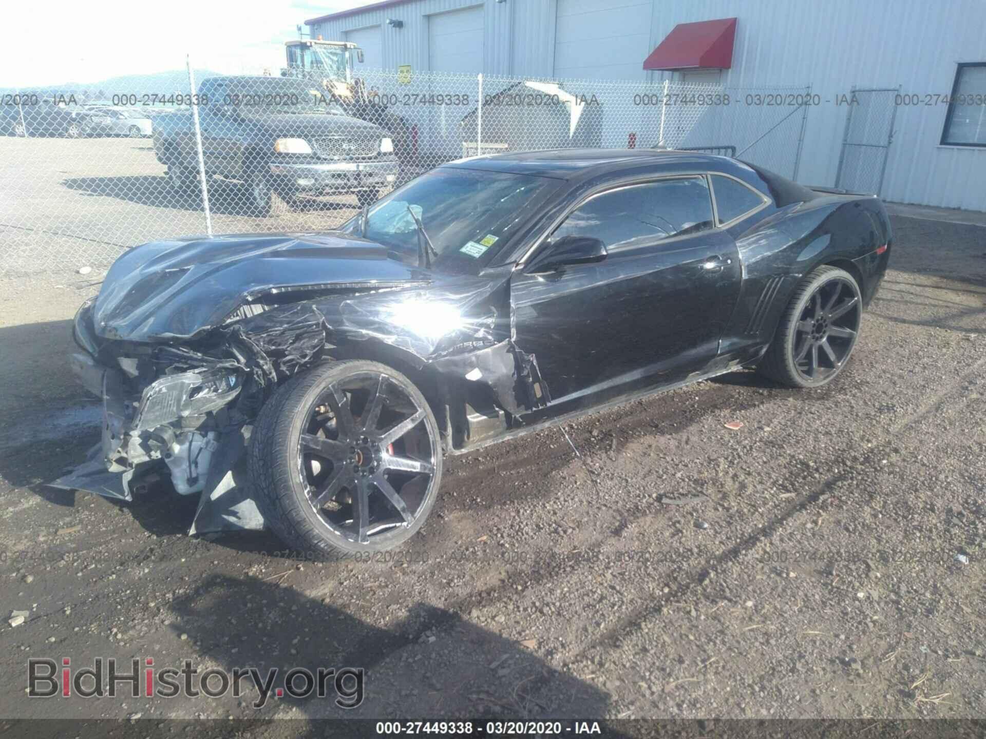 2012 CHEVROLET CAMARO - VIN: 2G1FE1E30C9190454 - Фото 2