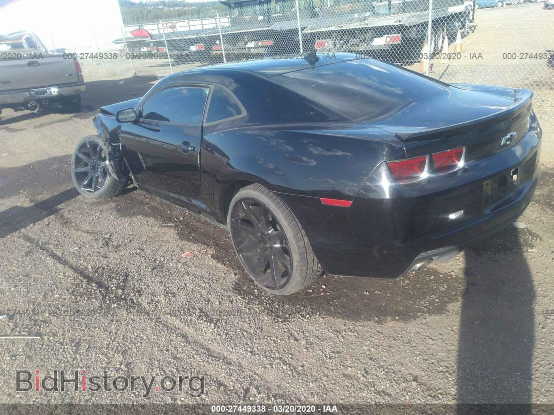 2012 CHEVROLET CAMARO - VIN: 2G1FE1E30C9190454 - Фото 3