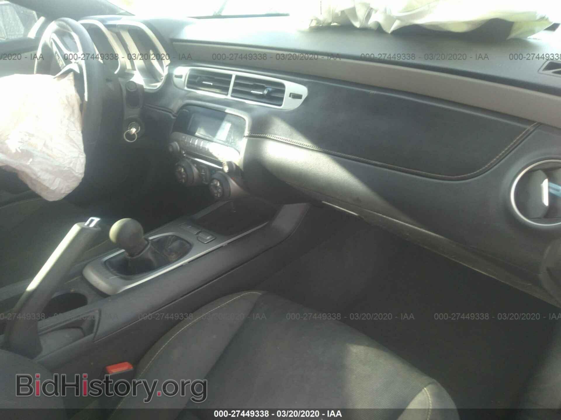 2012 CHEVROLET CAMARO - VIN: 2G1FE1E30C9190454 - Фото 5