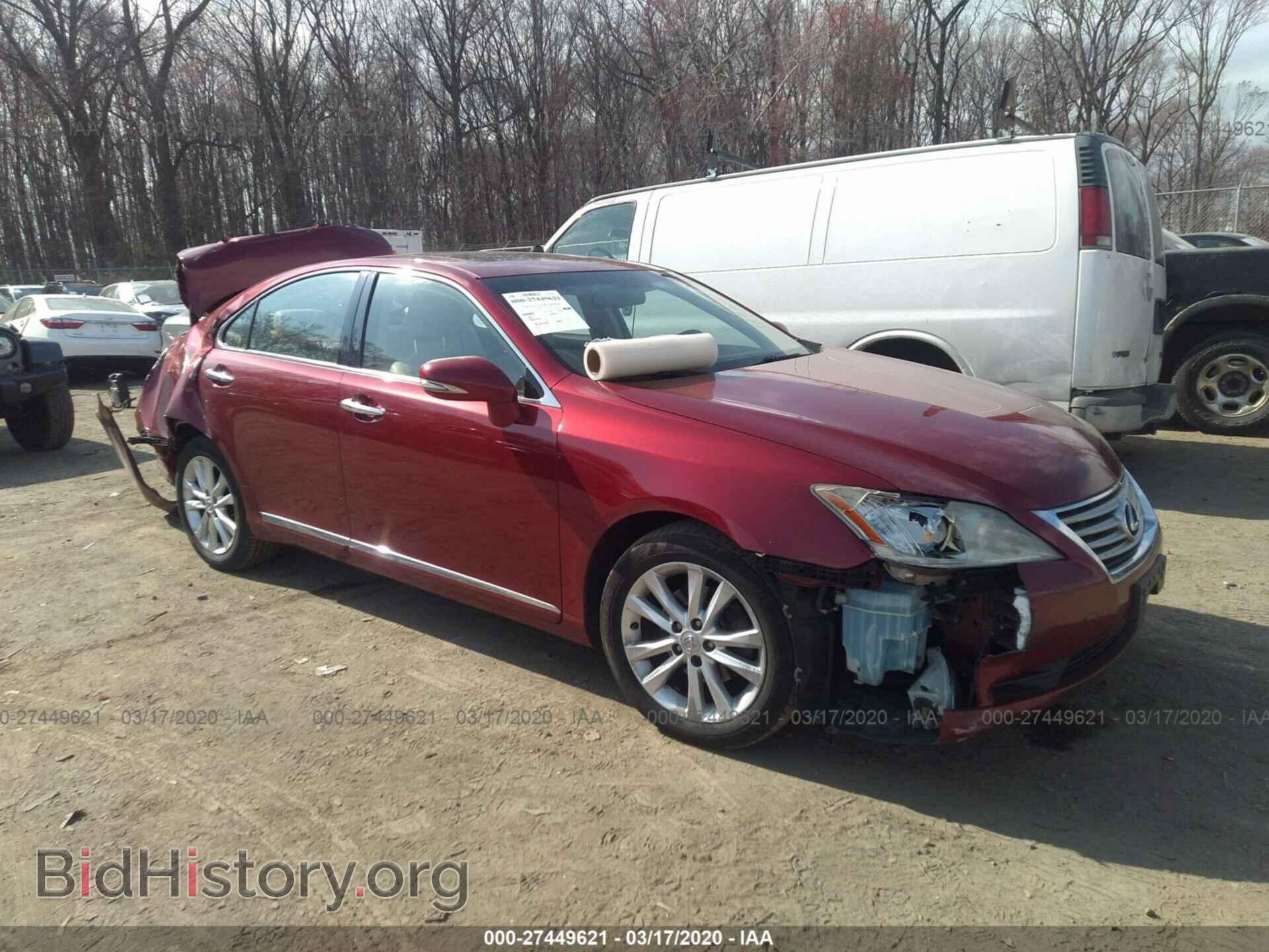 Photo JTHBK1EG6A2346279 - LEXUS ES 2010
