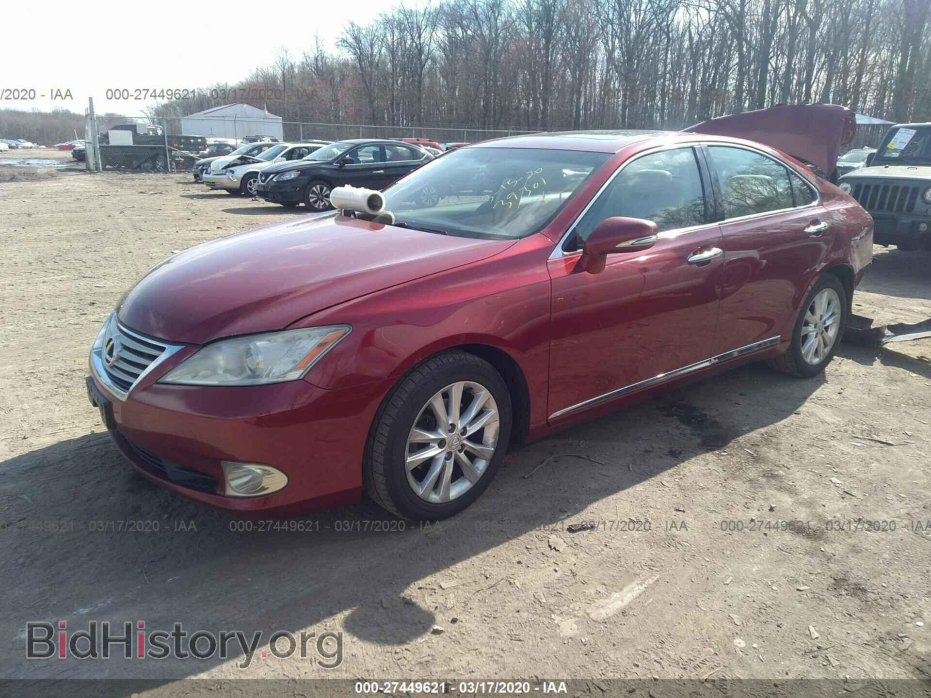 2010 LEXUS ES - VIN: JTHBK1EG6A2346279 - Фото 2