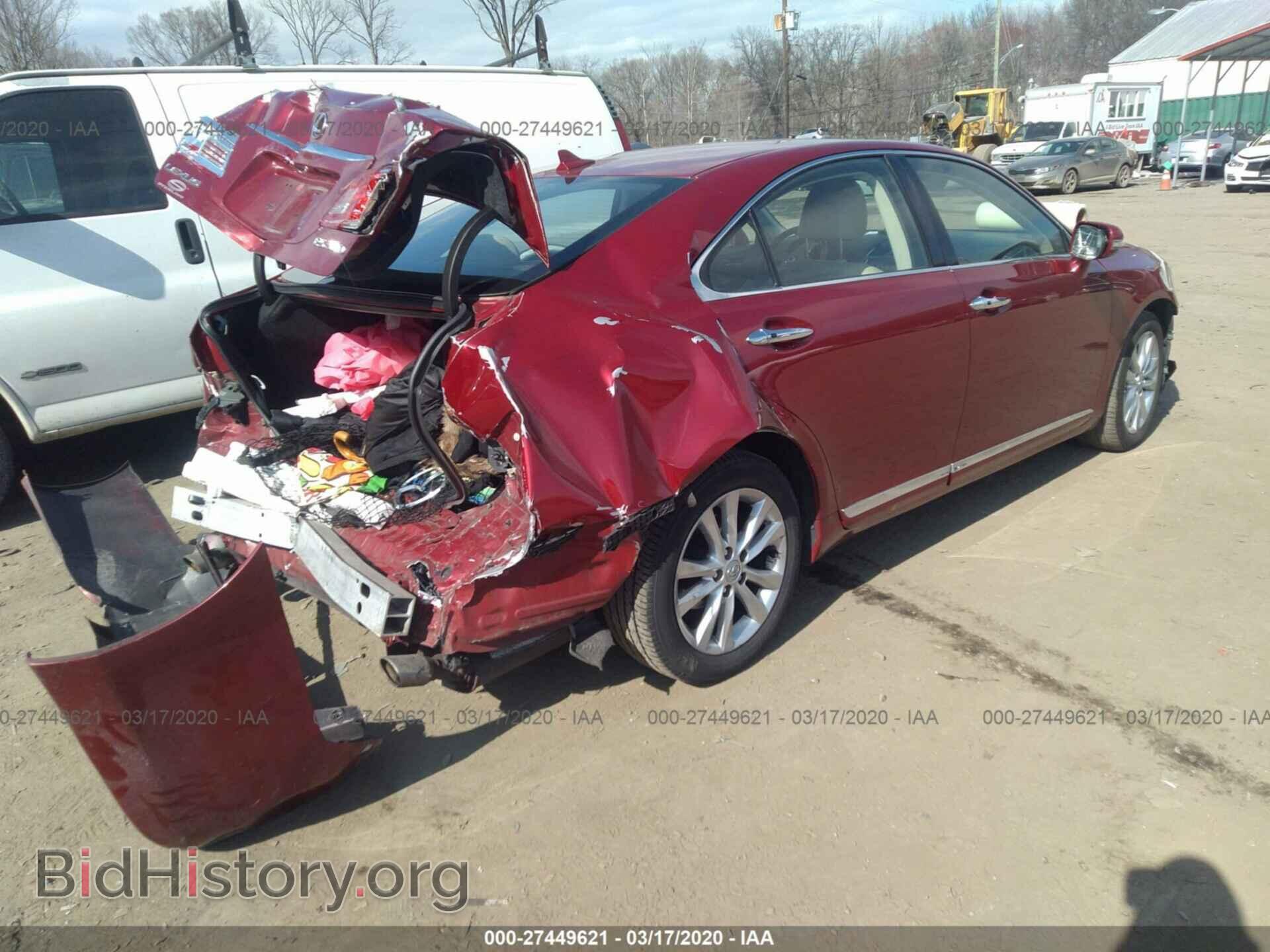 2010 LEXUS ES - VIN: JTHBK1EG6A2346279 - Фото 4