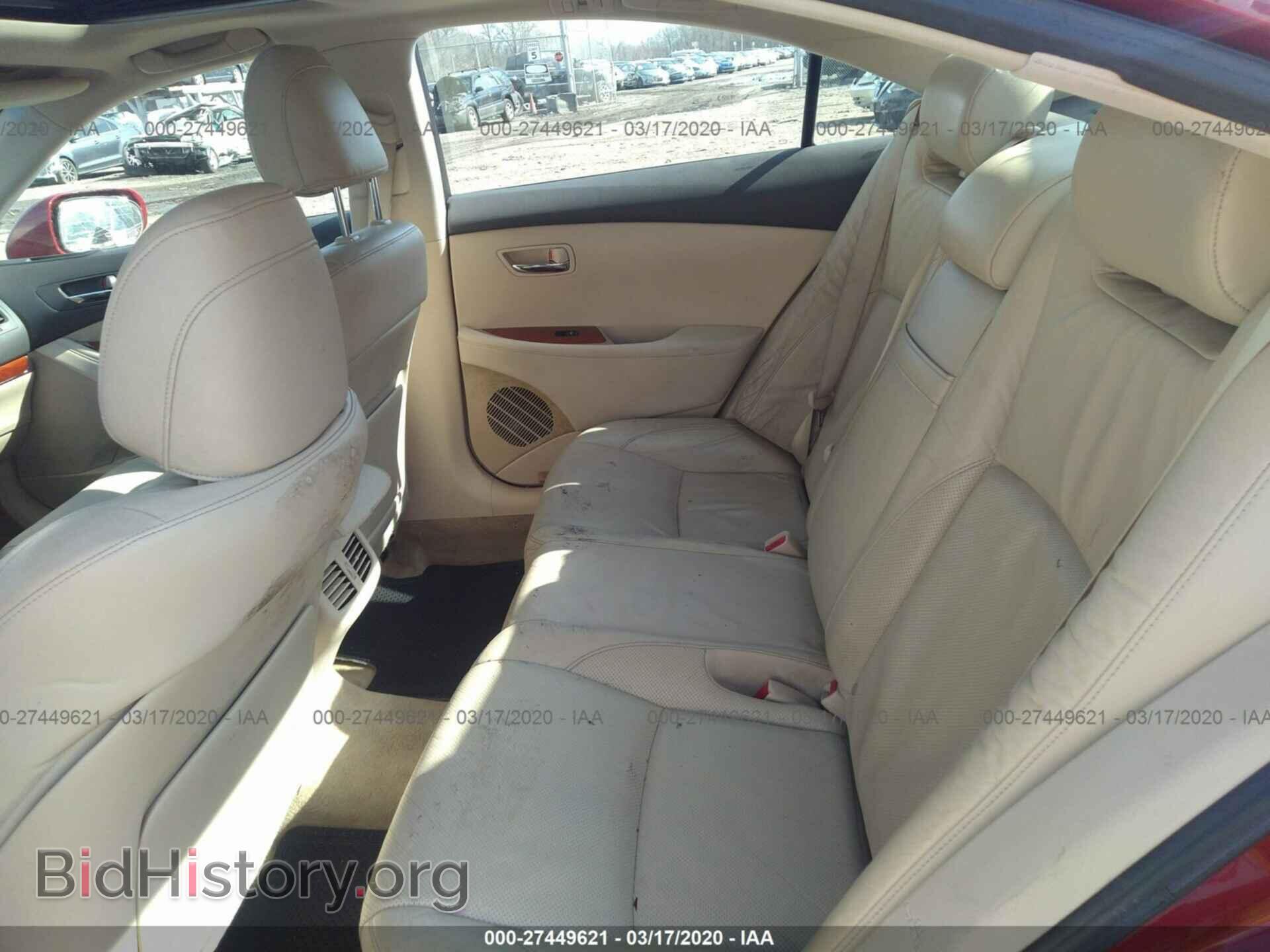 2010 LEXUS ES - VIN: JTHBK1EG6A2346279 - Фото 8