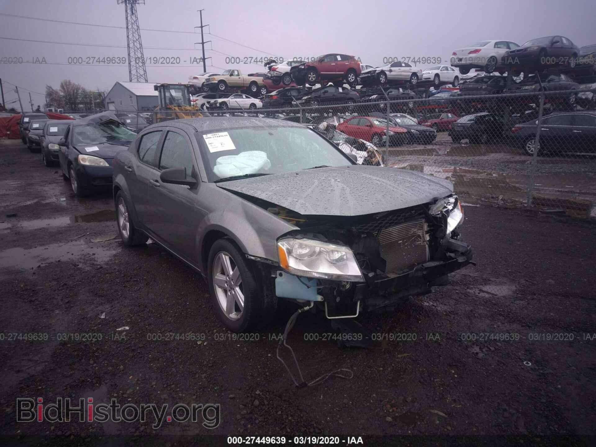 Фотография 1C3CDZAB3DN648886 - DODGE AVENGER 2013
