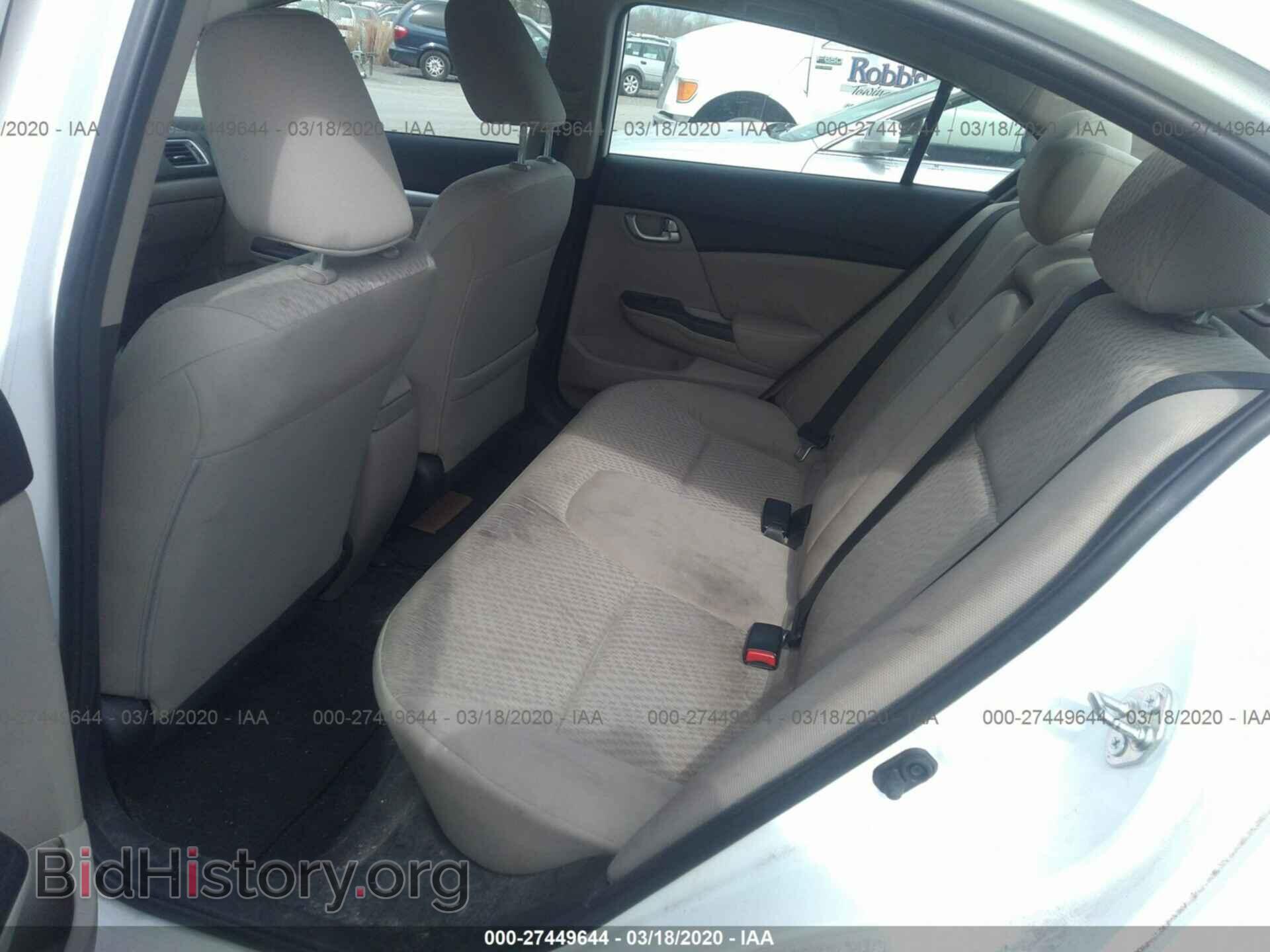 2014 HONDA CIVIC - VIN: 2HGFB2F83EH554988 - Photo 8