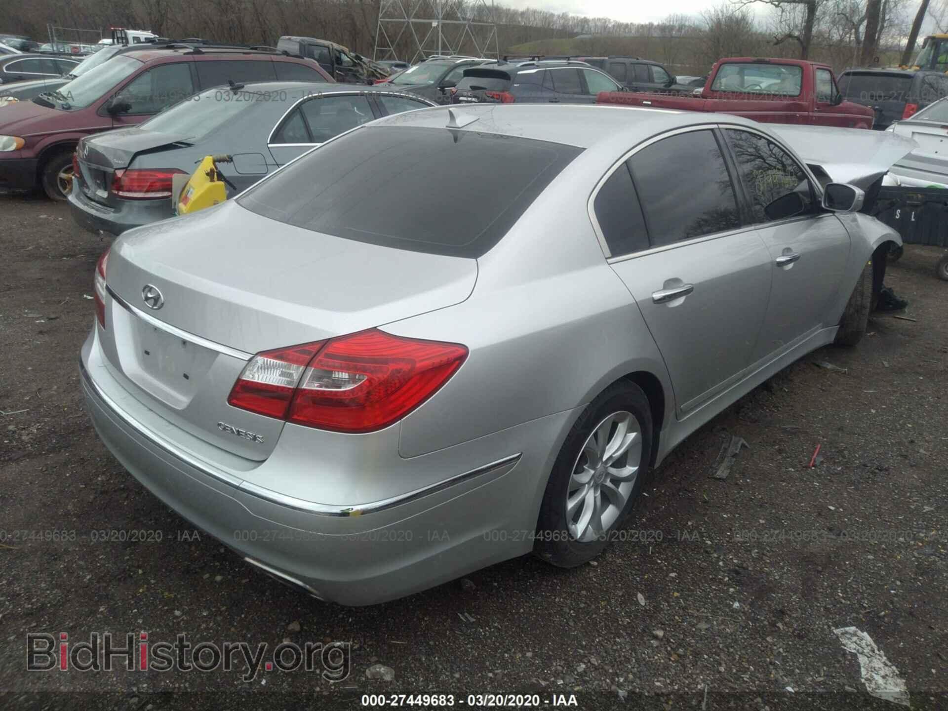 2013 HYUNDAI GENESIS - VIN: KMHGC4DD4DU229706 - Фото 4