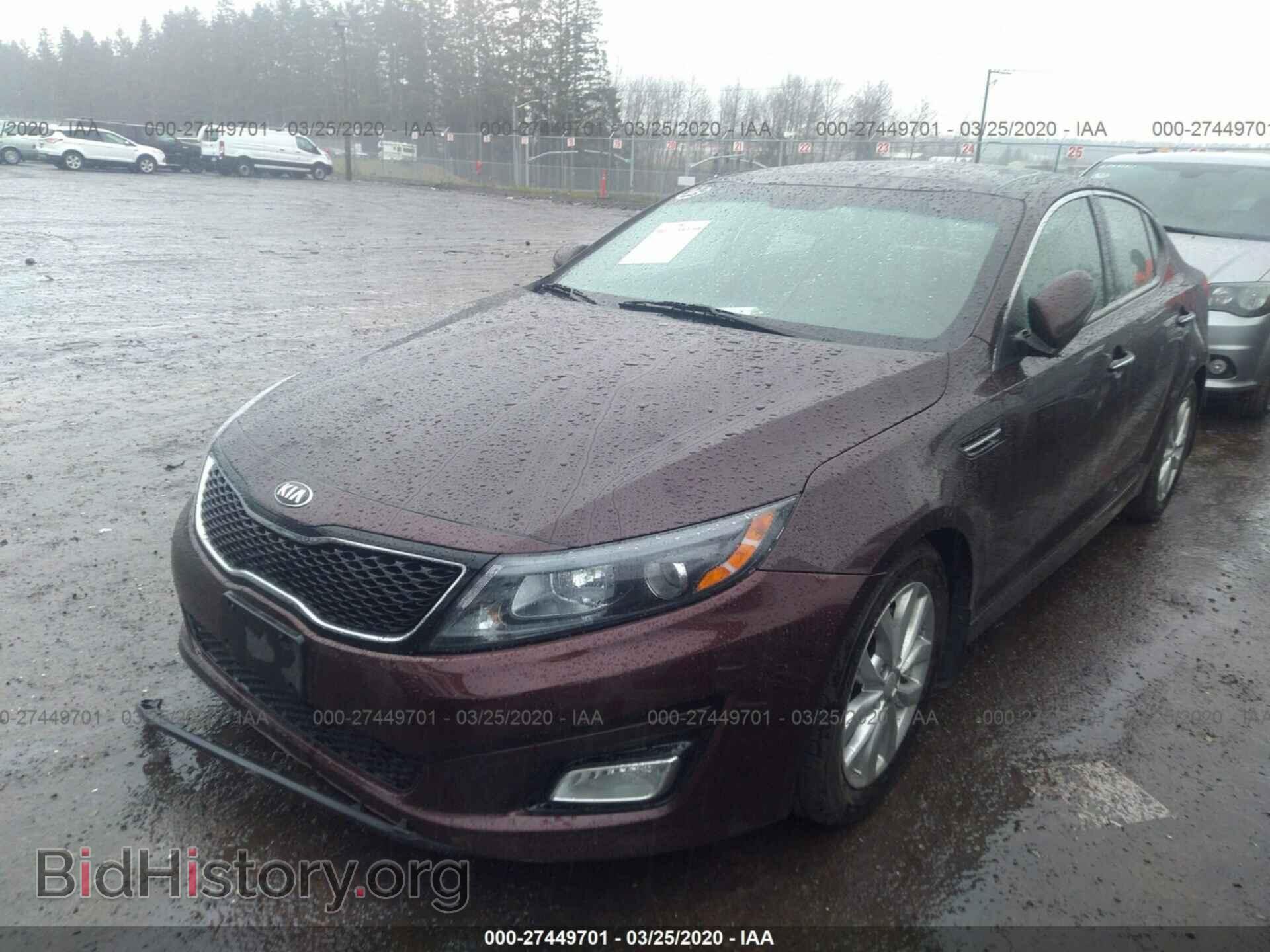 2014 KIA OPTIMA - VIN: 5XXGN4A74EG321077 - Фото 2