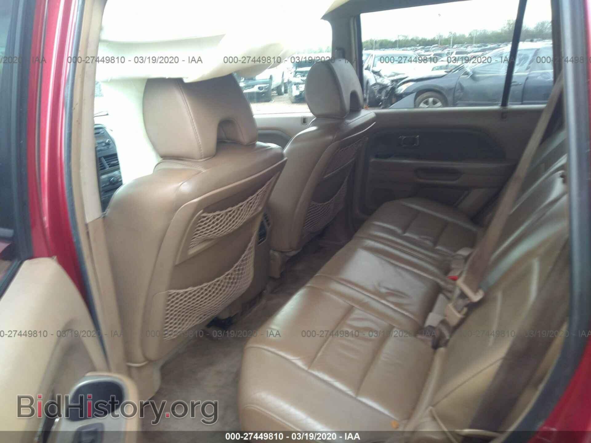 2006 HONDA PILOT - VIN: 5FNYF28686B014261 - Photo 8