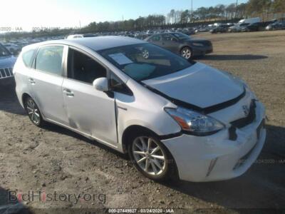 2013 Toyota PRIUS V, white — VIN JTDZN3EU4D3279088, IAAI