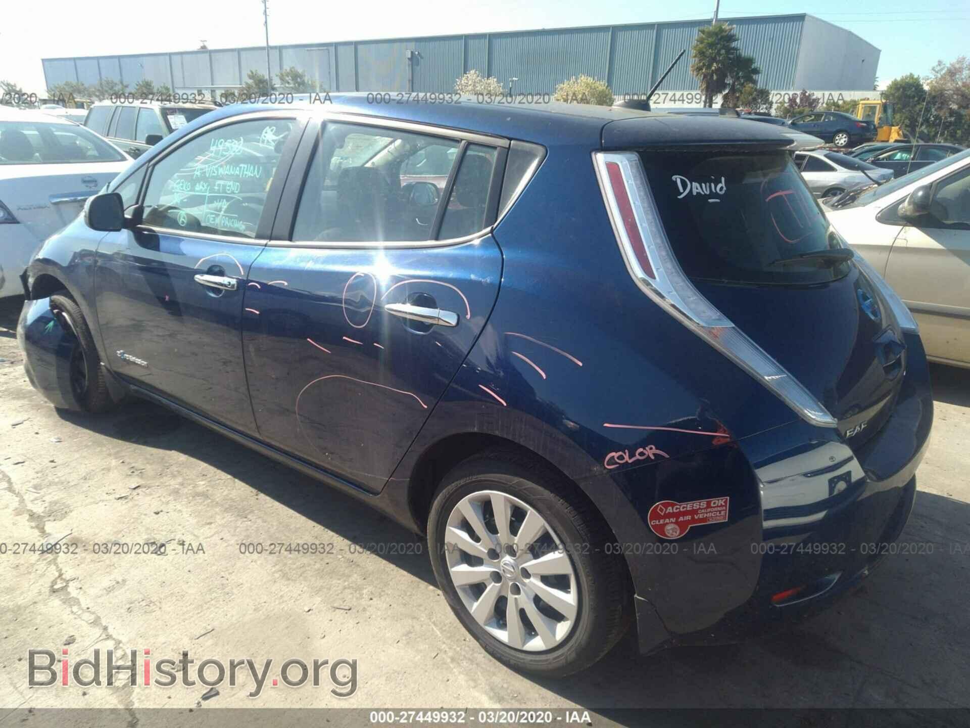 2017 NISSAN LEAF - VIN: 1N4BZ0CP1HC308737 - Фото 3