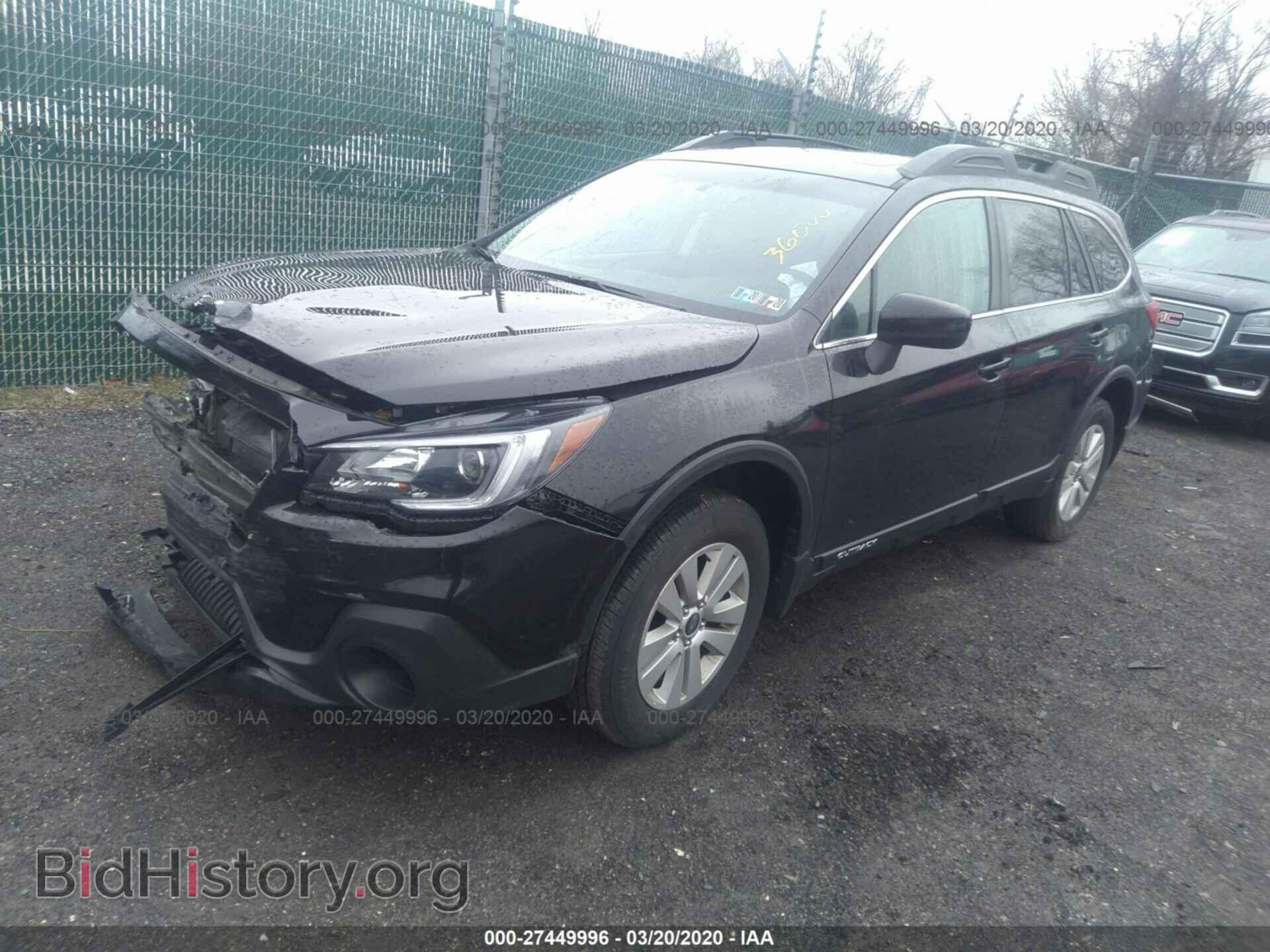 2018 SUBARU OUTBACK - VIN: 4S4BSADC3J3392254 - Фото 2