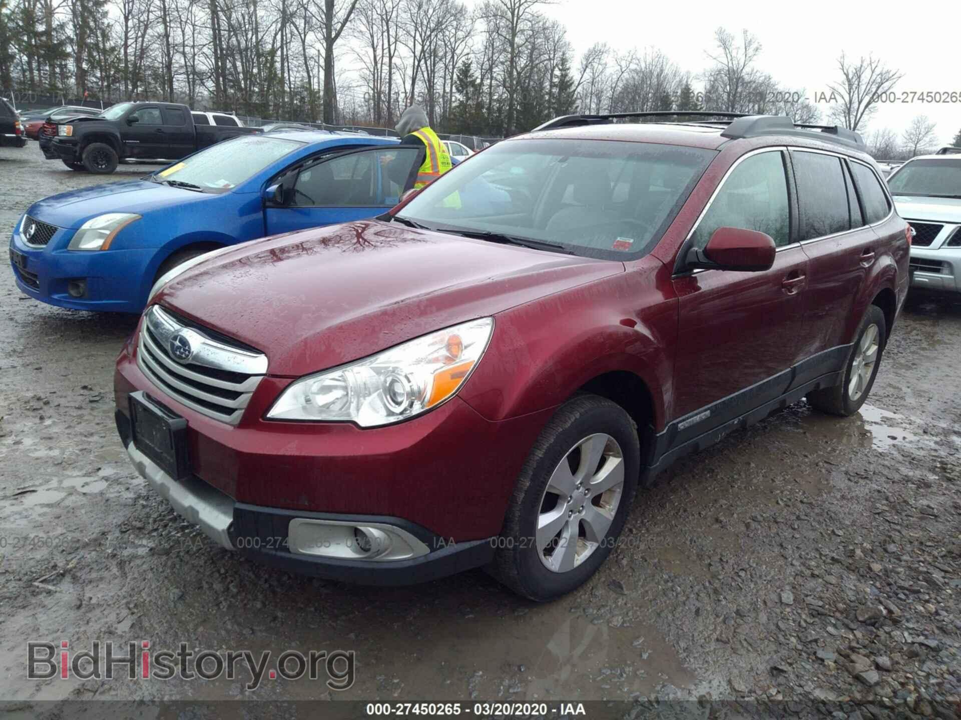 2011 SUBARU OUTBACK - VIN: 4S4BRBKC7B3390495 - Фото 2