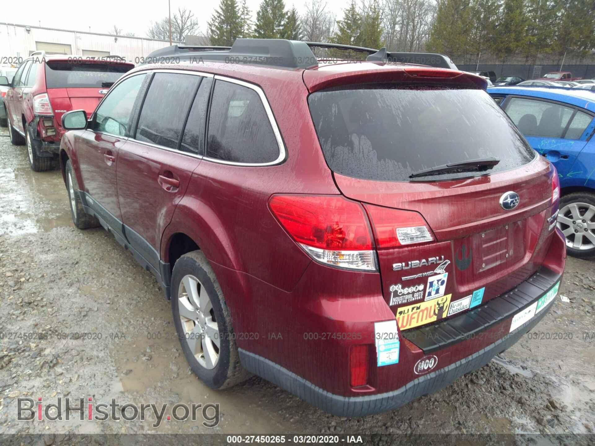 2011 SUBARU OUTBACK - VIN: 4S4BRBKC7B3390495 - Фото 3