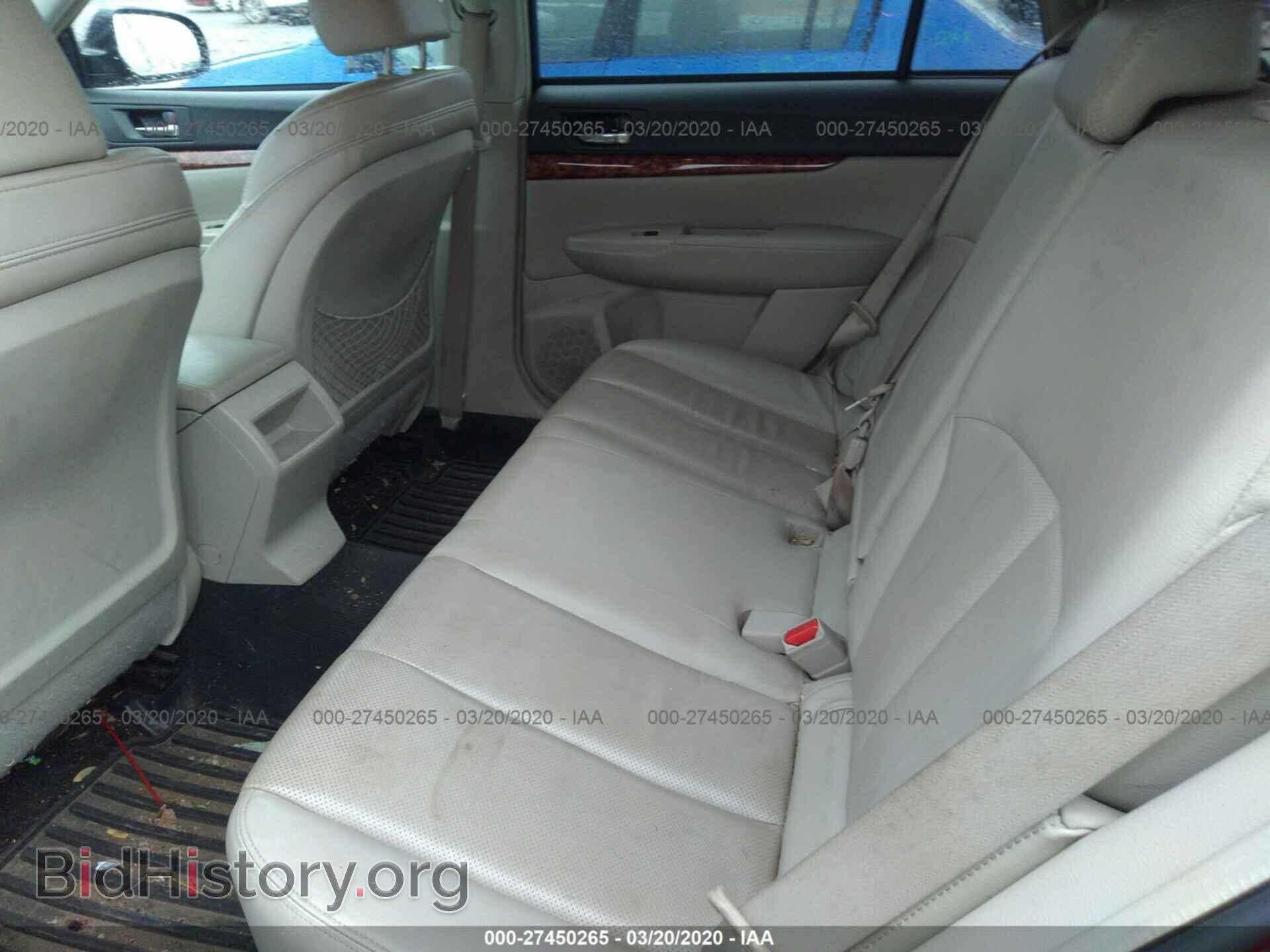 2011 SUBARU OUTBACK - VIN: 4S4BRBKC7B3390495 - Фото 8