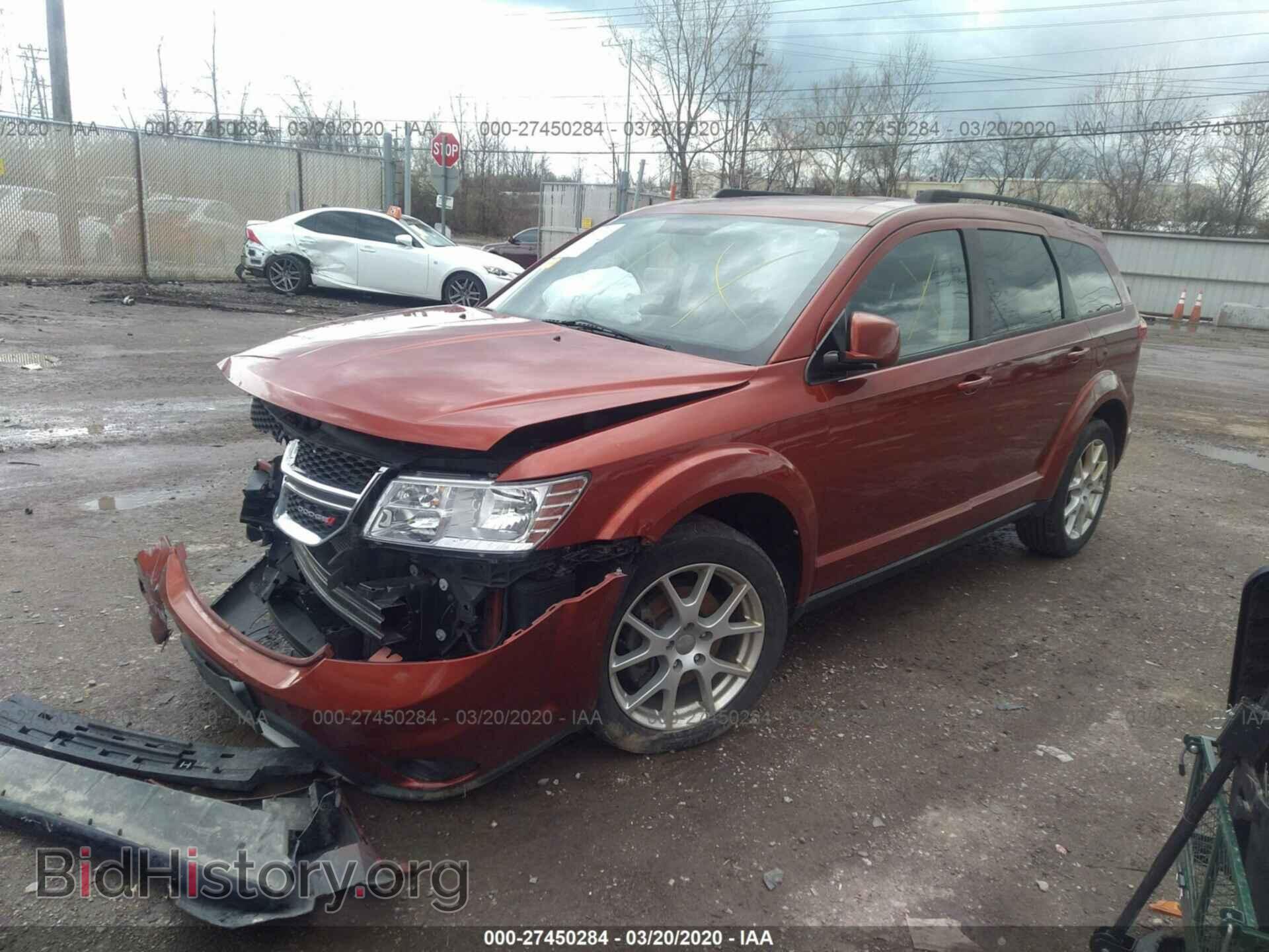 2014 DODGE JOURNEY - VIN: 3C4PDCBG5ET154972 - Фото 2