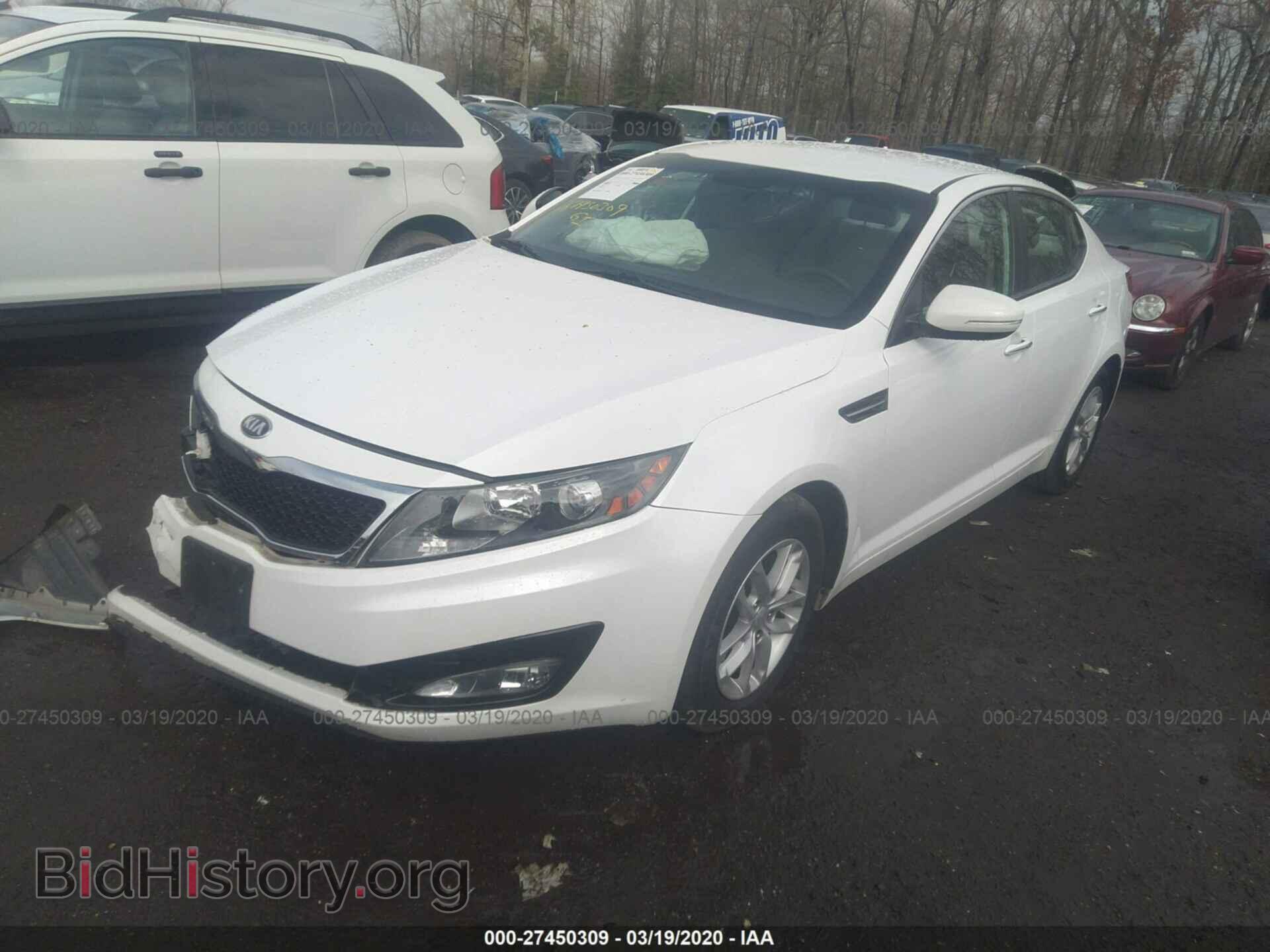 2013 KIA OPTIMA - VIN: KNAGM4A76D5402701 - Фото 2