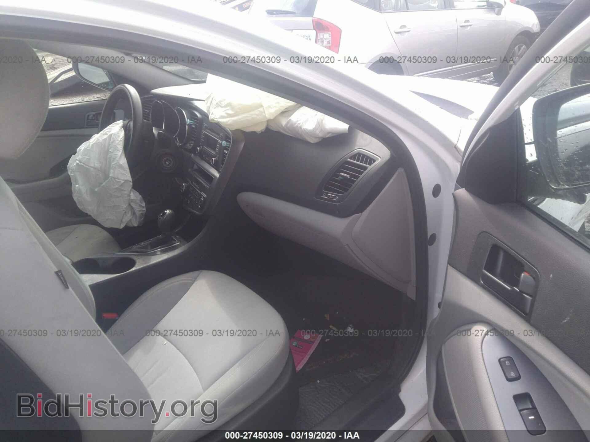 2013 KIA OPTIMA - VIN: KNAGM4A76D5402701 - Фото 5
