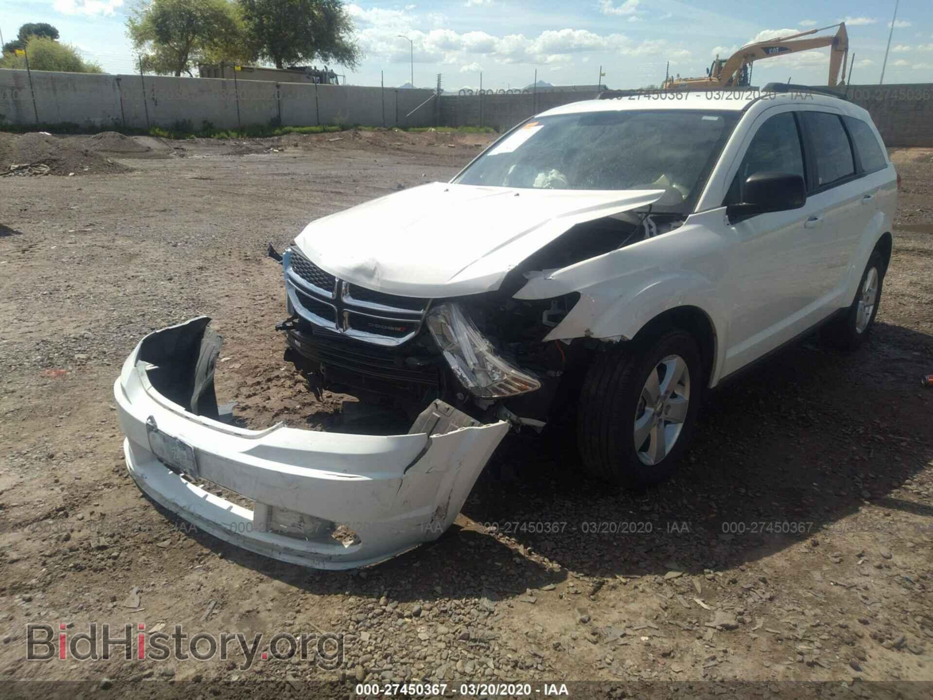 2013 DODGE JOURNEY - VIN: 3C4PDCAB1DT541636 - Фото 2