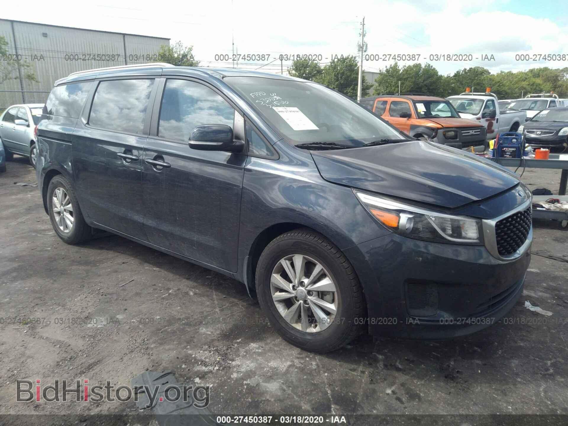 Photo KNDMB5C17G6196734 - KIA SEDONA 2016