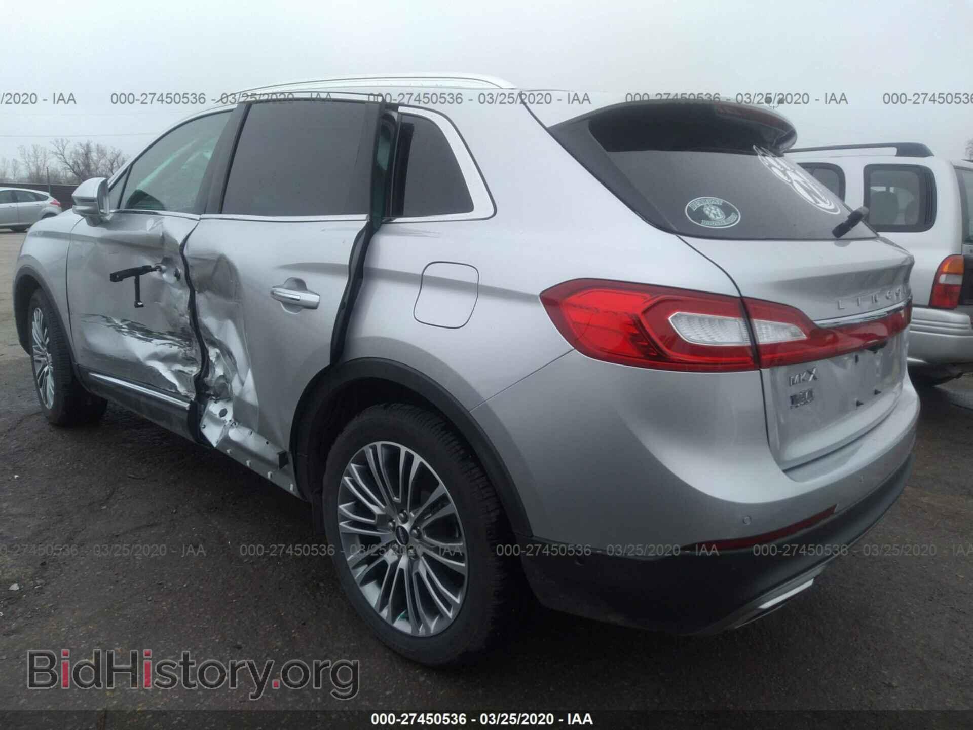 2016 LINCOLN MKX - VIN: 2LMPJ6LR2GBL42566 - Фото 3