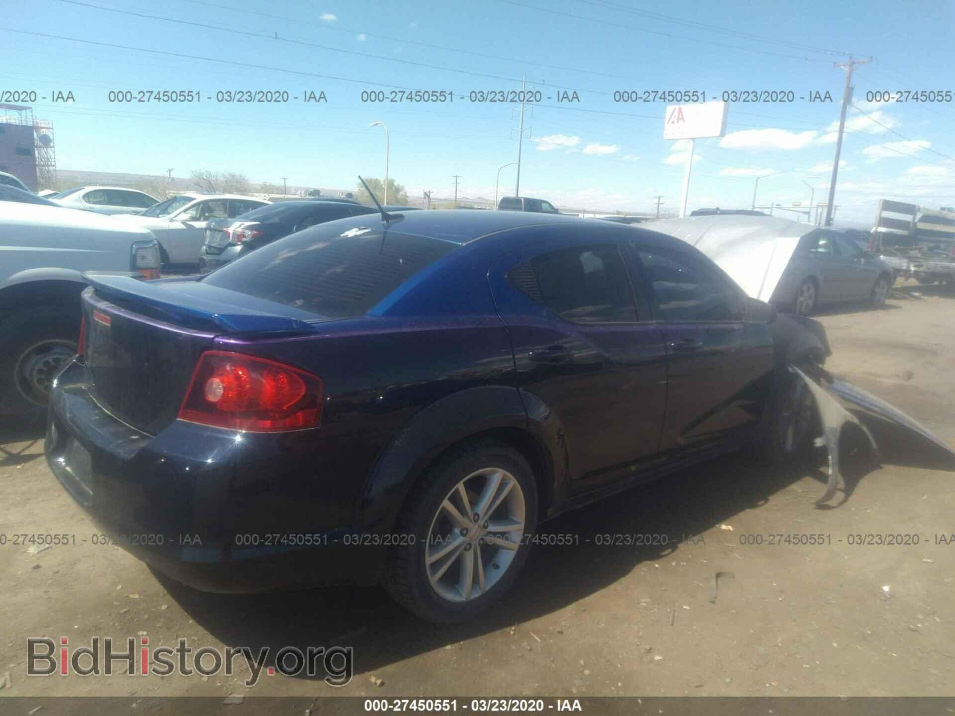 2012 DODGE AVENGER - VIN: 1C3CDZAG9CN291305 - Фото 4