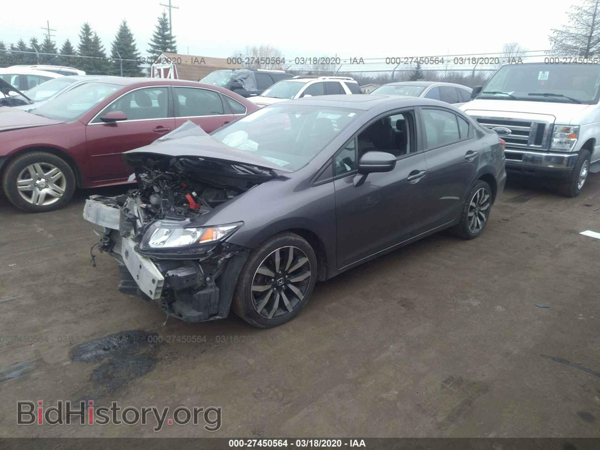 2014 HONDA CIVIC - VIN: 19XFB2F93EE061234 - Фото 2