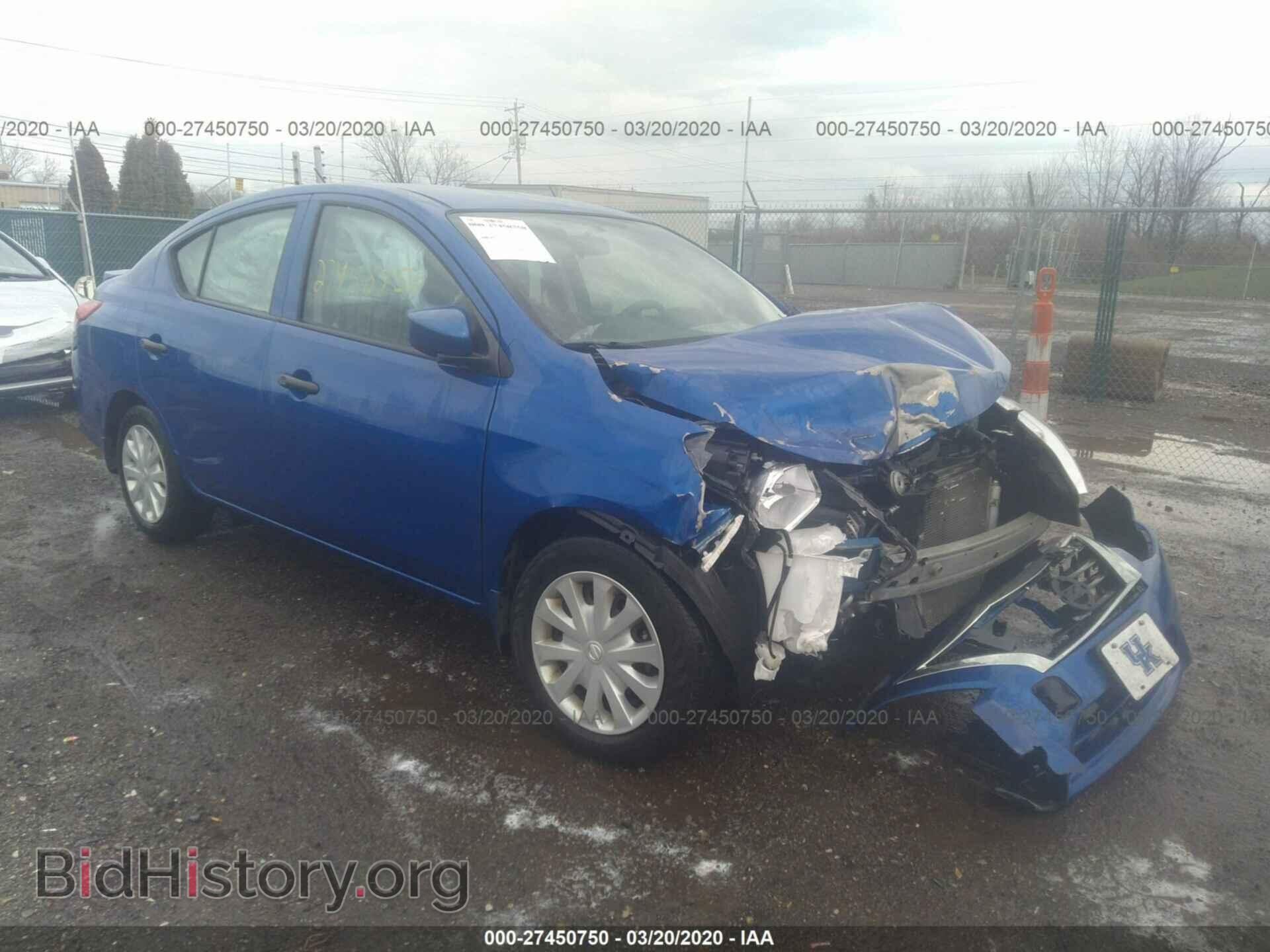 Фотография 3N1CN7AP4GL865332 - NISSAN VERSA 2016