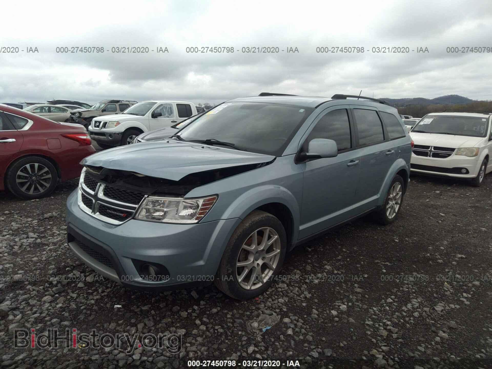 2013 DODGE JOURNEY - VIN: 3C4PDCBG1DT522255 - Фото 2