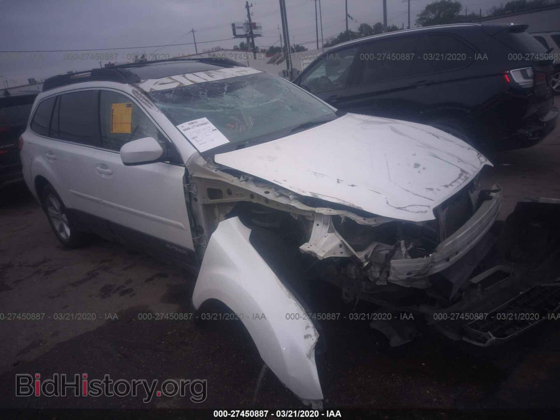 Фотография 4S4BRCGC4D3213145 - SUBARU OUTBACK 2013