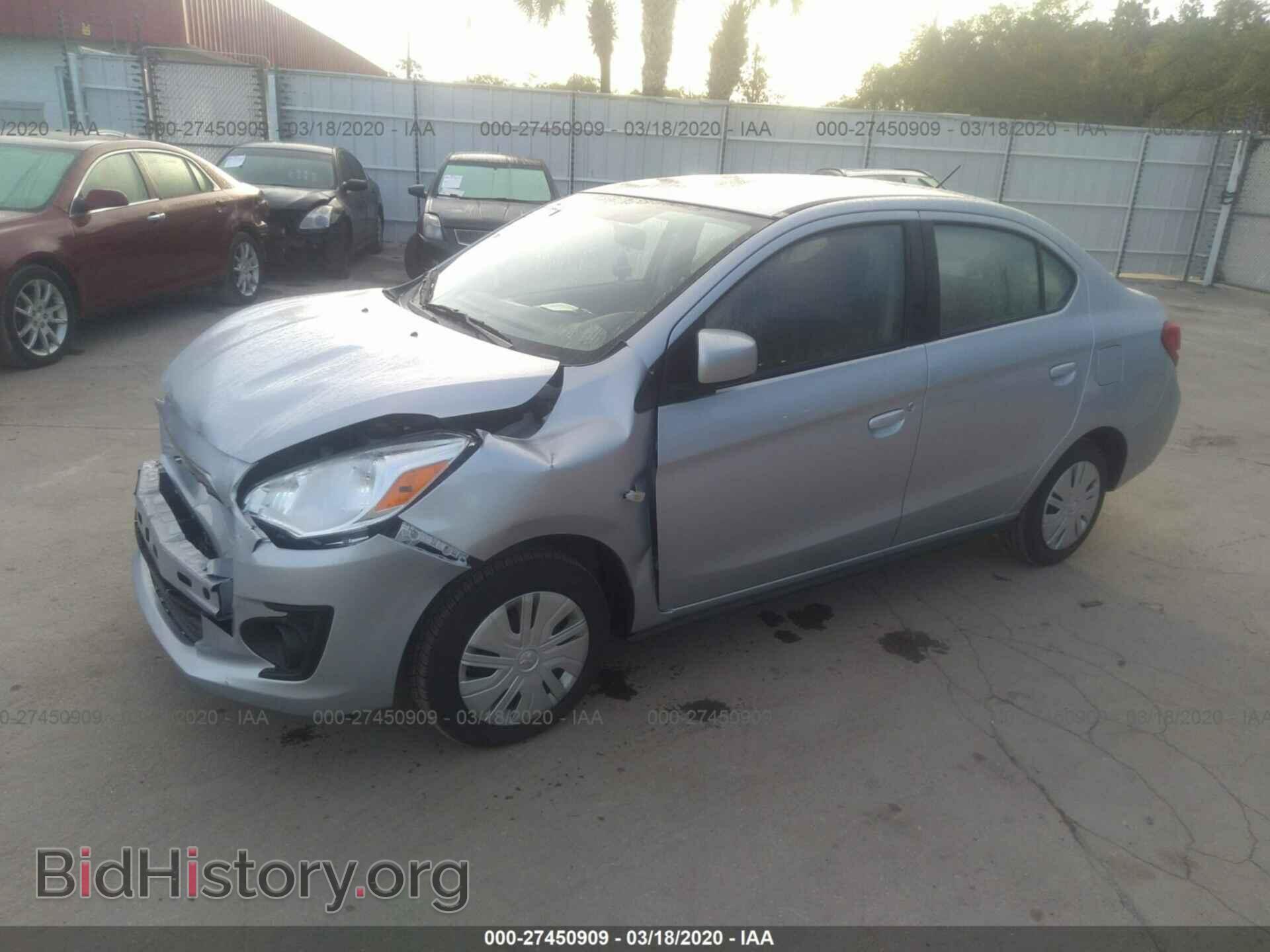 2019 MITSUBISHI MIRAGE - VIN: ML32F3FJ8KHF09529 - Фото 2