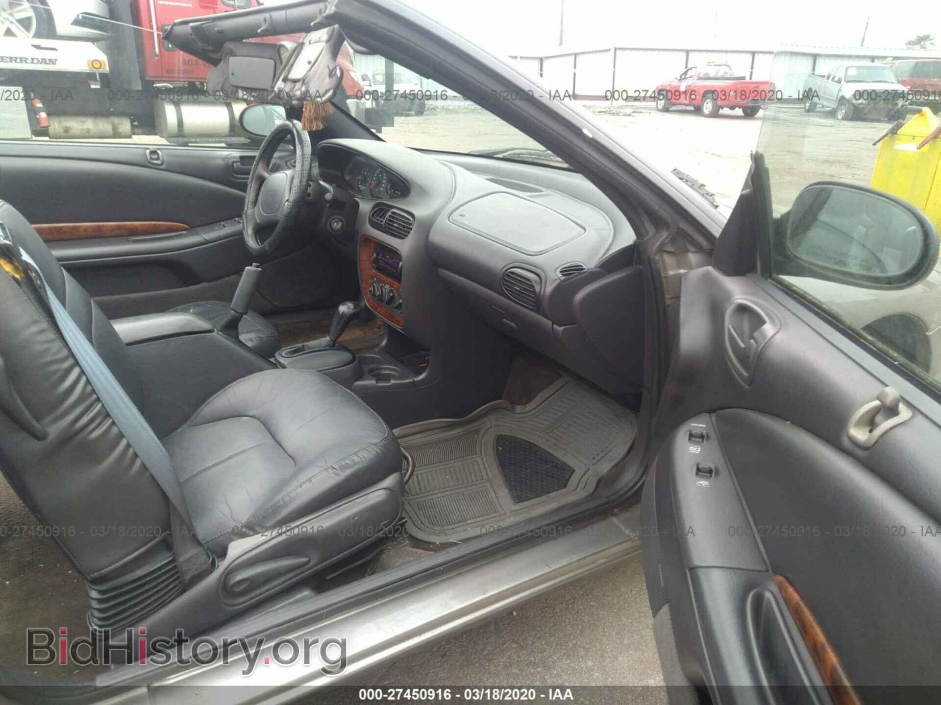 1998 CHRYSLER SEBRING - VIN: 3C3EL55H0WT235362 - Фото 5