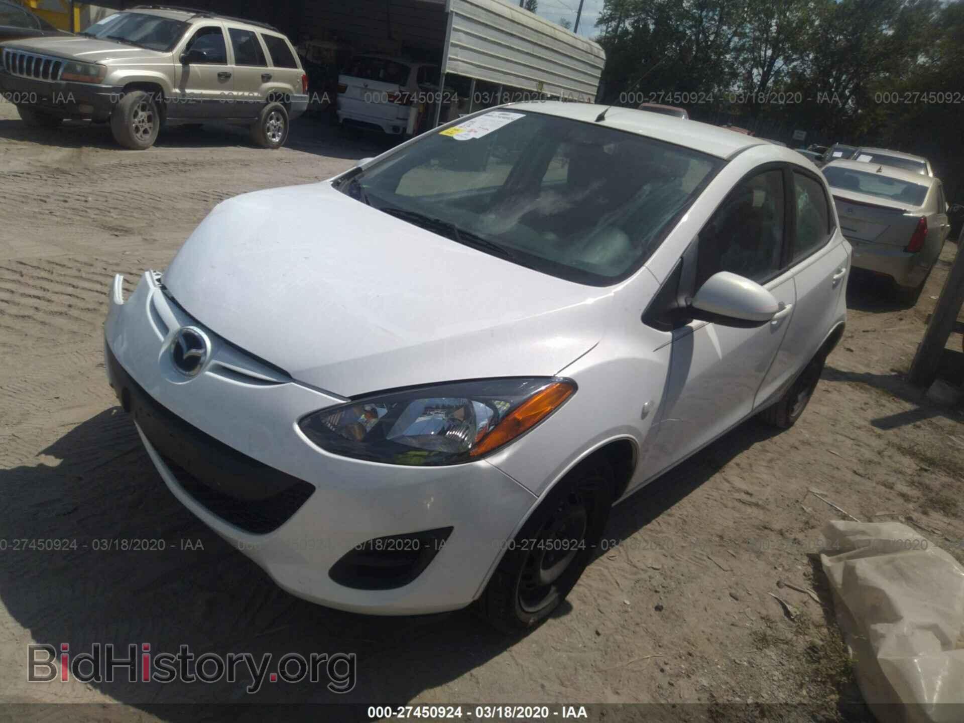 2013 MAZDA MAZDA2 - VIN: JM1DE1KY1D0168182 - Photo 2