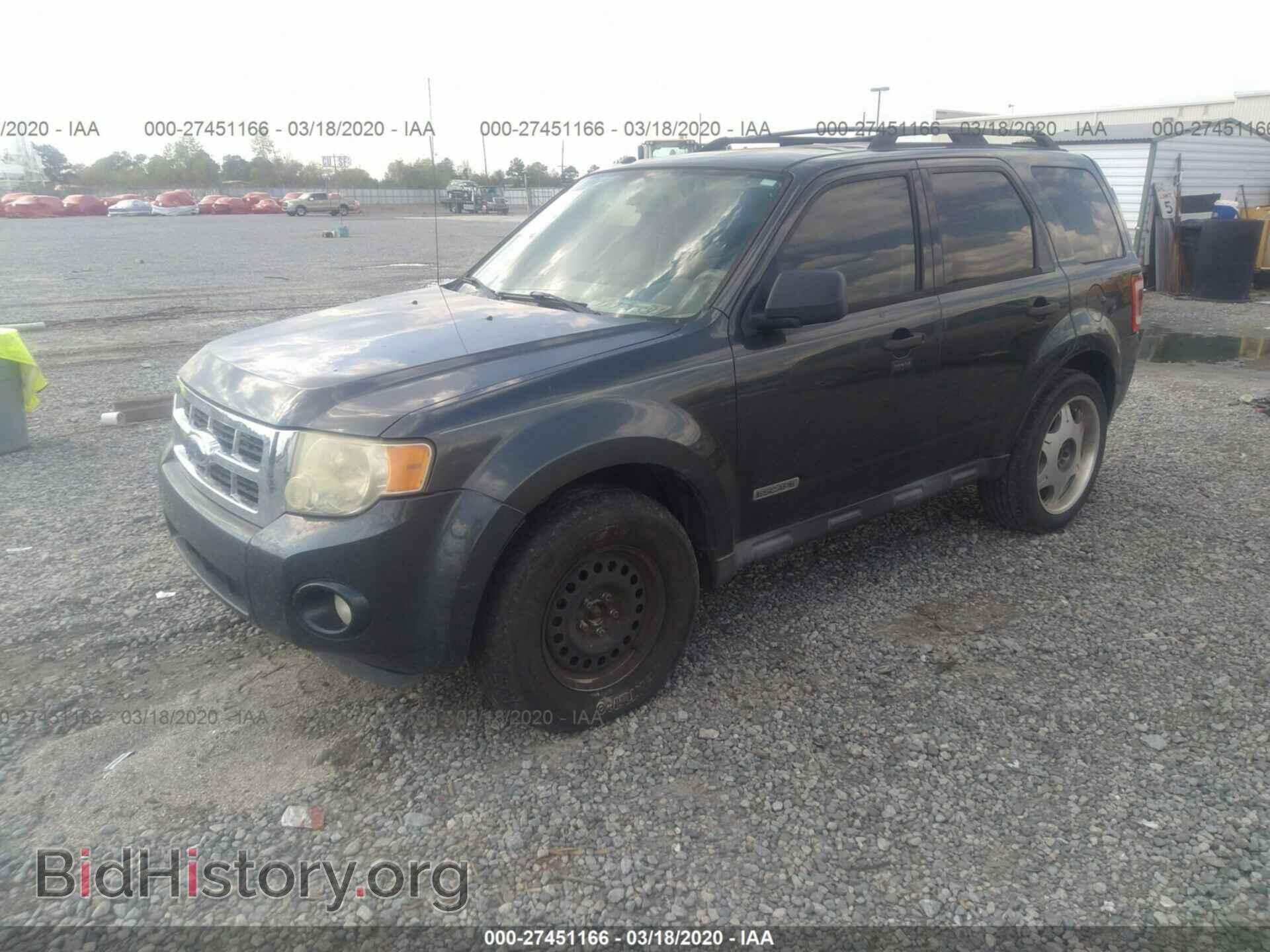 2008 FORD ESCAPE - VIN: 1FMCU03Z88KA63595 - Photo 2