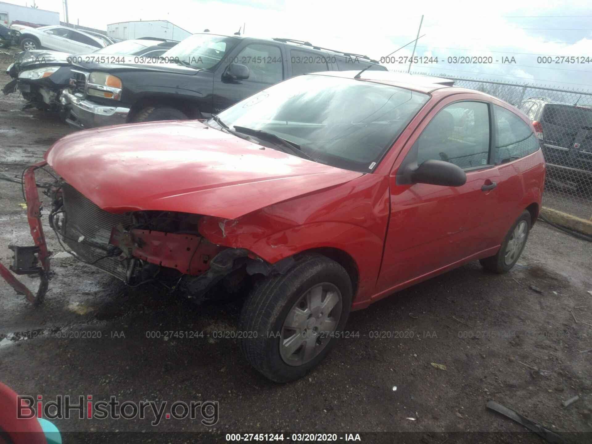 2007 FORD FOCUS - VIN: 1FAFP31N97W154320 - Фото 2