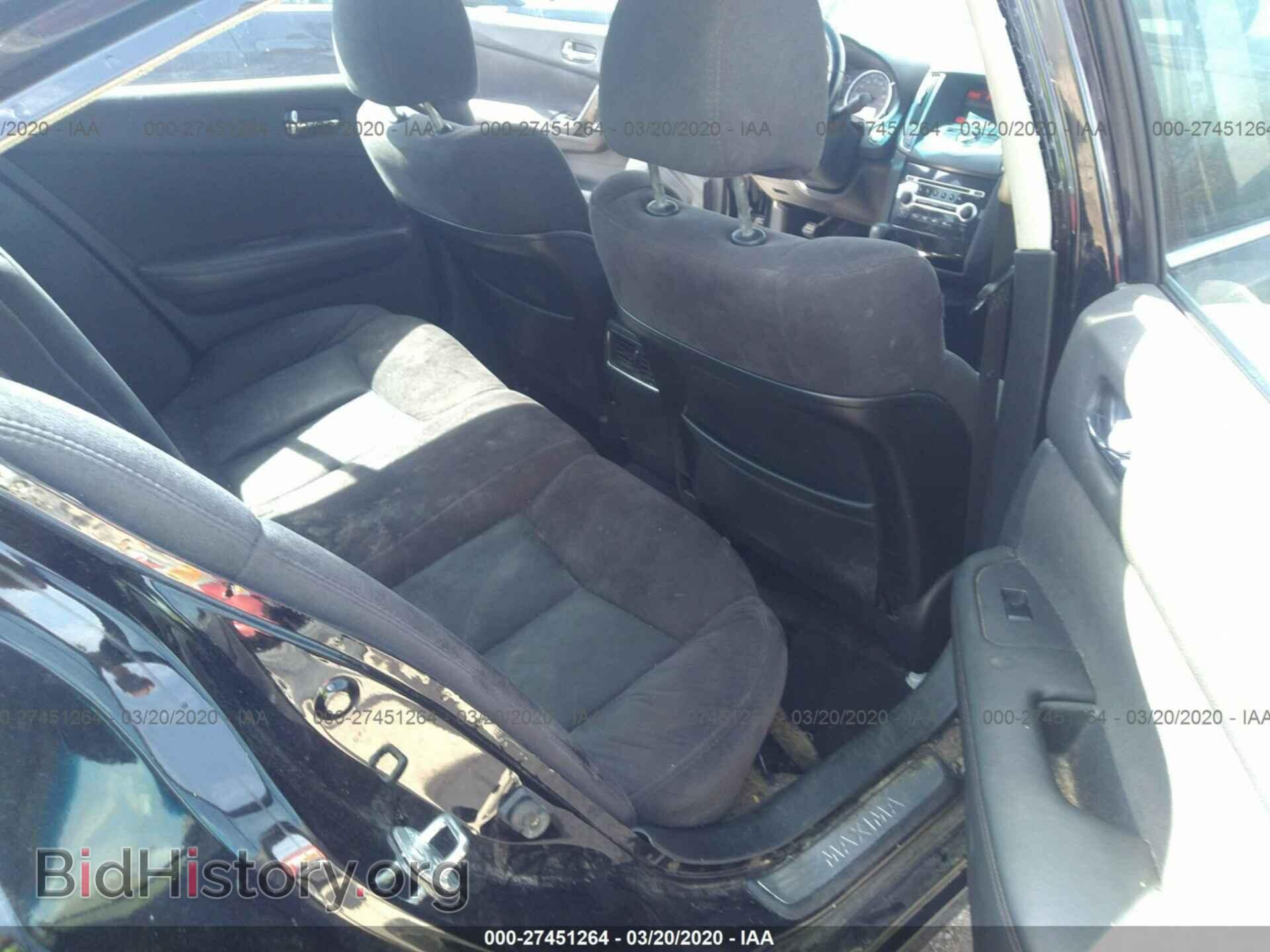 2011 NISSAN MAXIMA - VIN: 1N4AA5AP0BC834867 - Фото 8