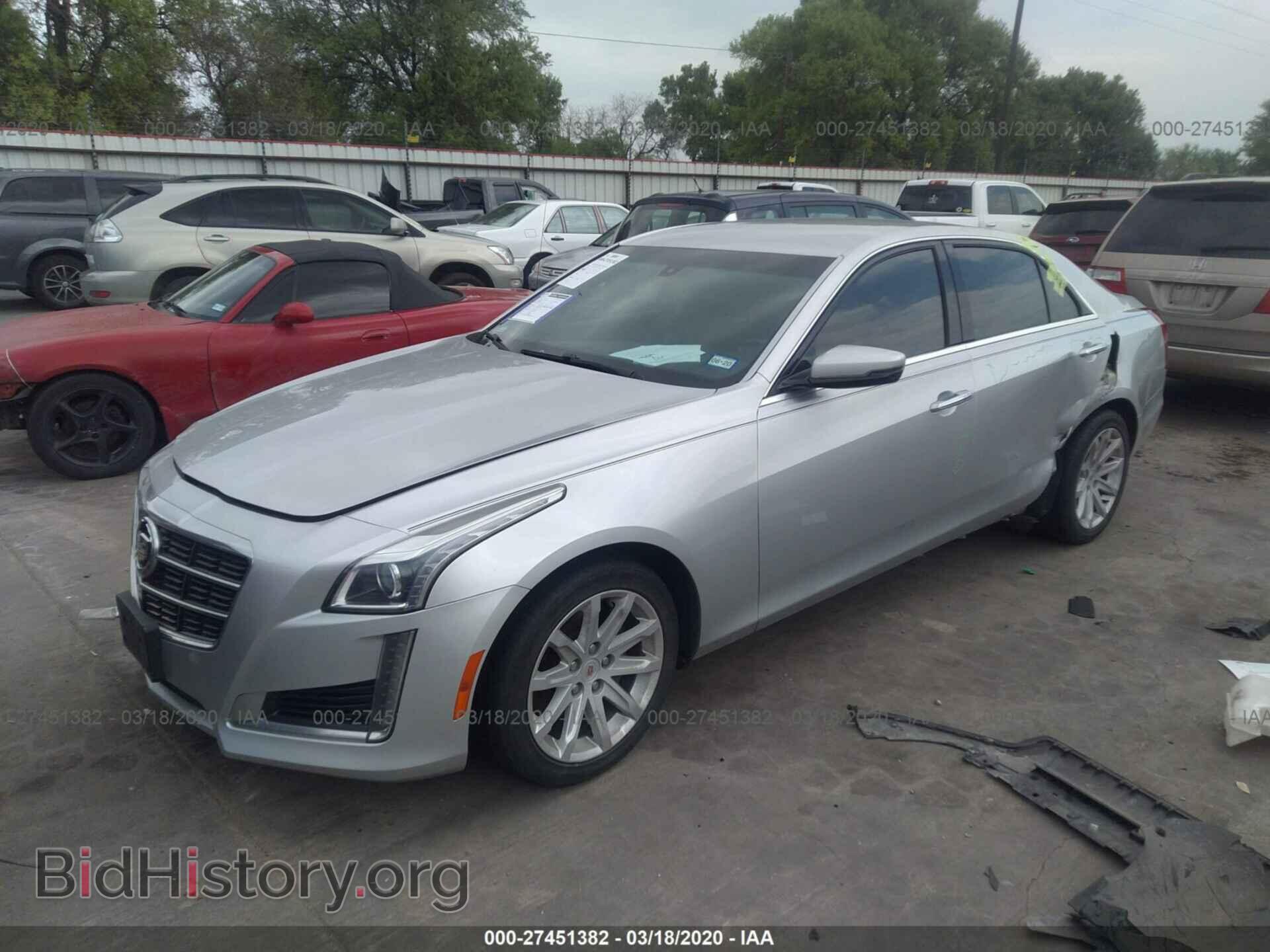 2014 CADILLAC CTS - VIN: 1G6AP5SX8E0128178 - Фото 2