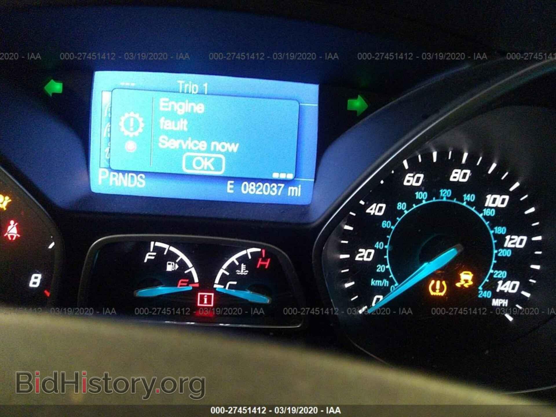 2014 FORD FOCUS - VIN: 1FADP3K25EL337918 - Фото 7