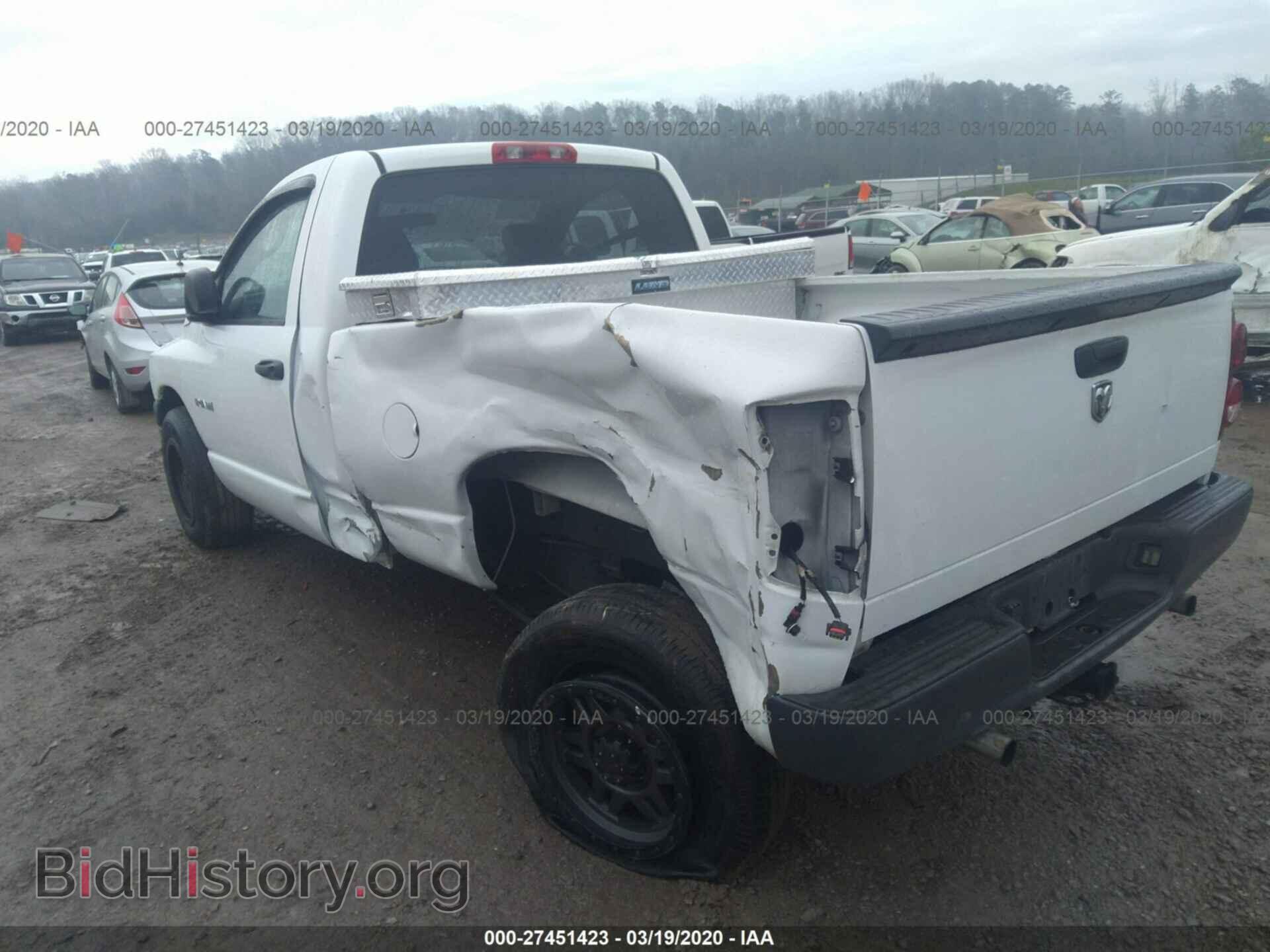 2008 DODGE RAM 1500 - VIN: 1D7HA16K58J195734 - Фото 3