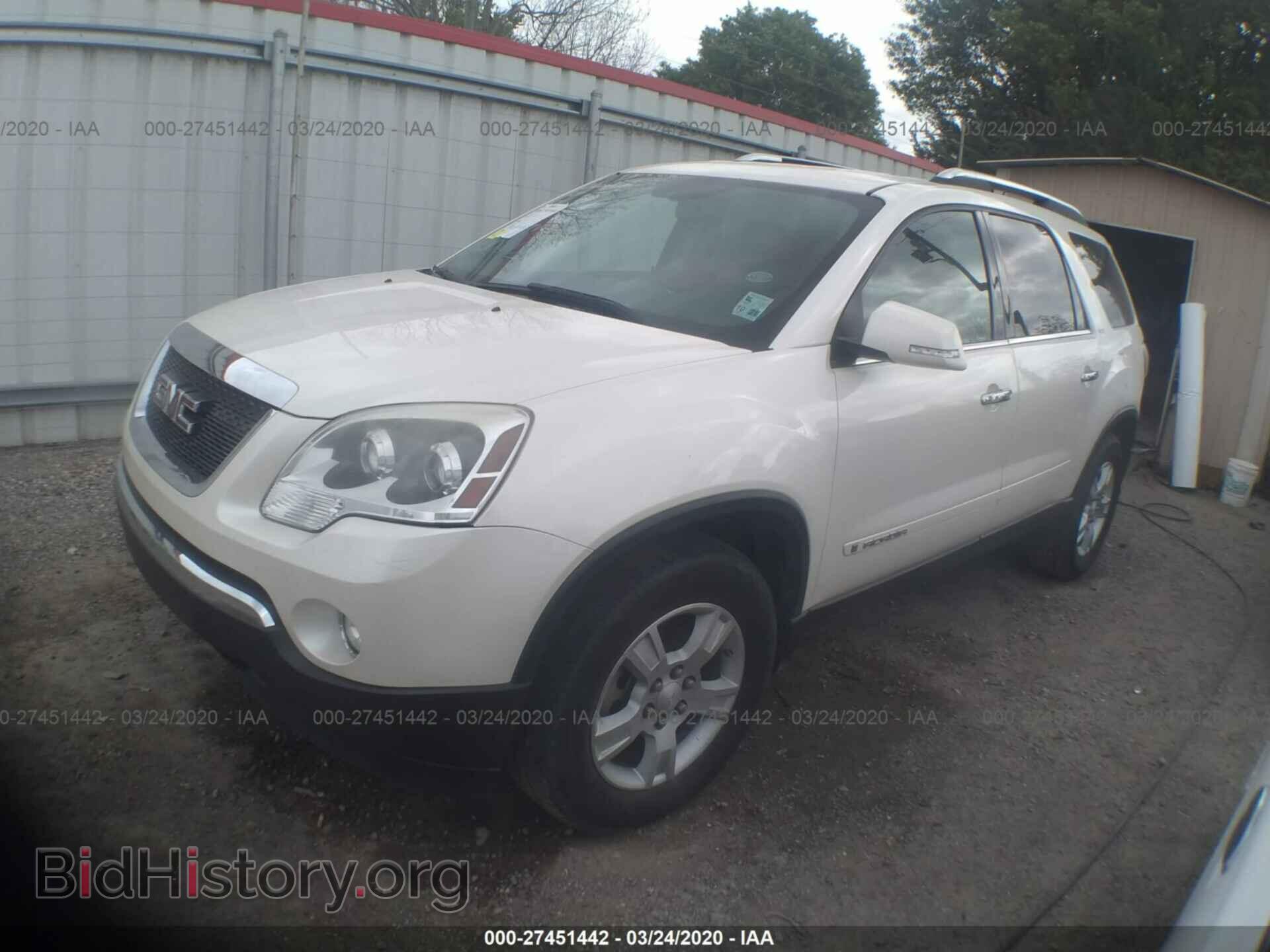 2008 GMC ACADIA - VIN: 1GKER23708J152242 - Фото 2