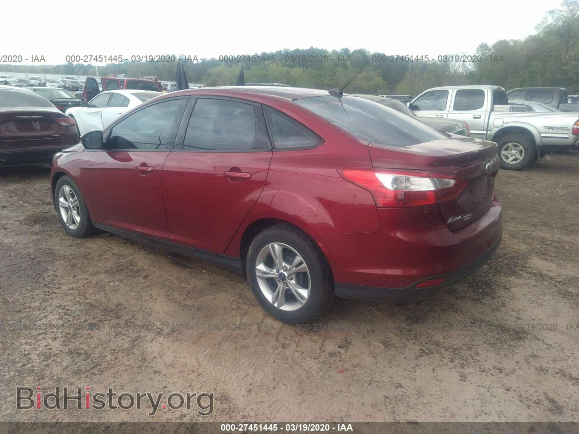 2013 FORD FOCUS - VIN: 1FADP3F27DL359704 - Фото 3