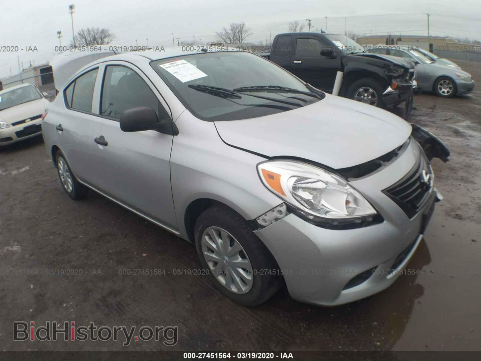 Фотография 3N1CN7AP1EL845343 - NISSAN VERSA 2014
