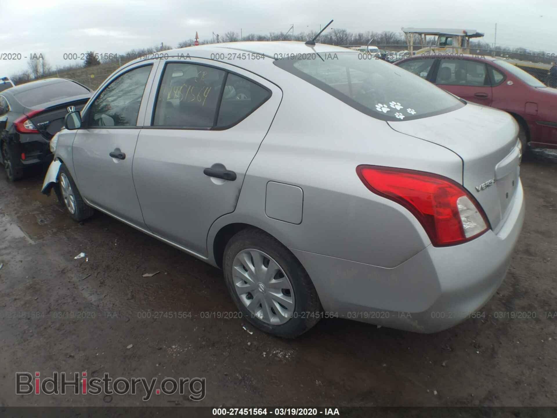 2014 NISSAN VERSA - VIN: 3N1CN7AP1EL845343 - Фото 3