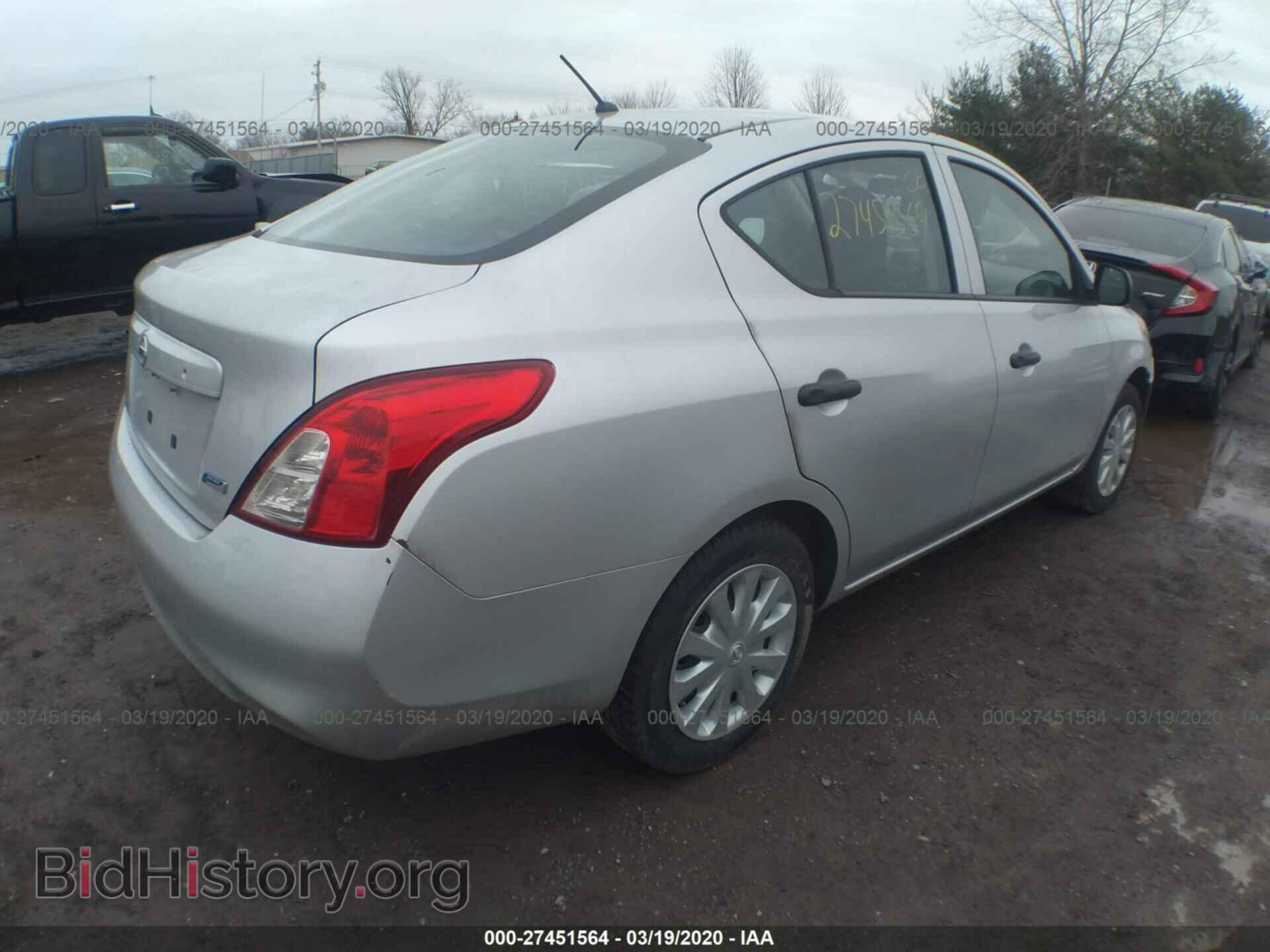 2014 NISSAN VERSA - VIN: 3N1CN7AP1EL845343 - Фото 4