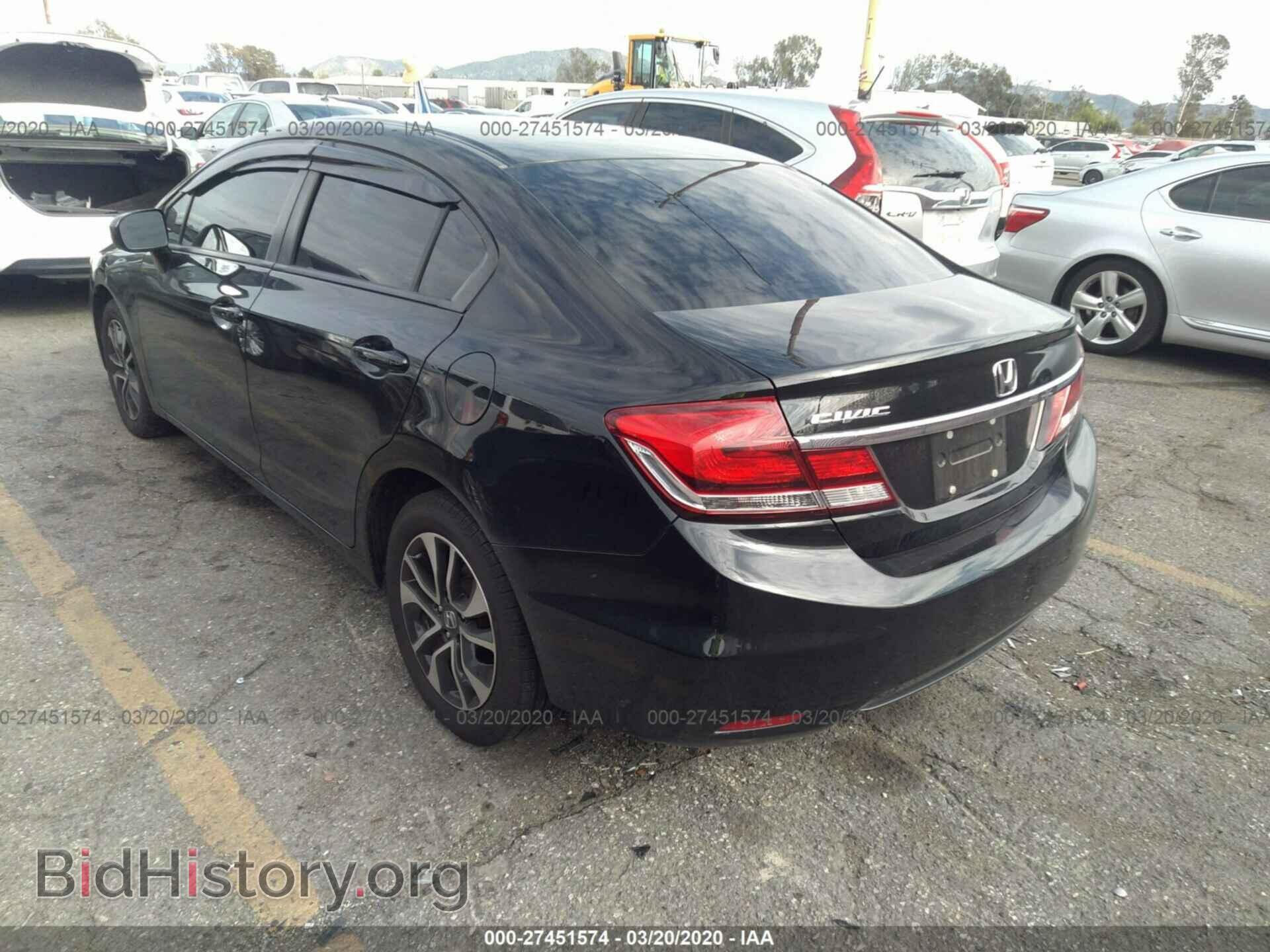 2014 HONDA CIVIC - VIN: 19XFB2F89EE234102 - Фото 3