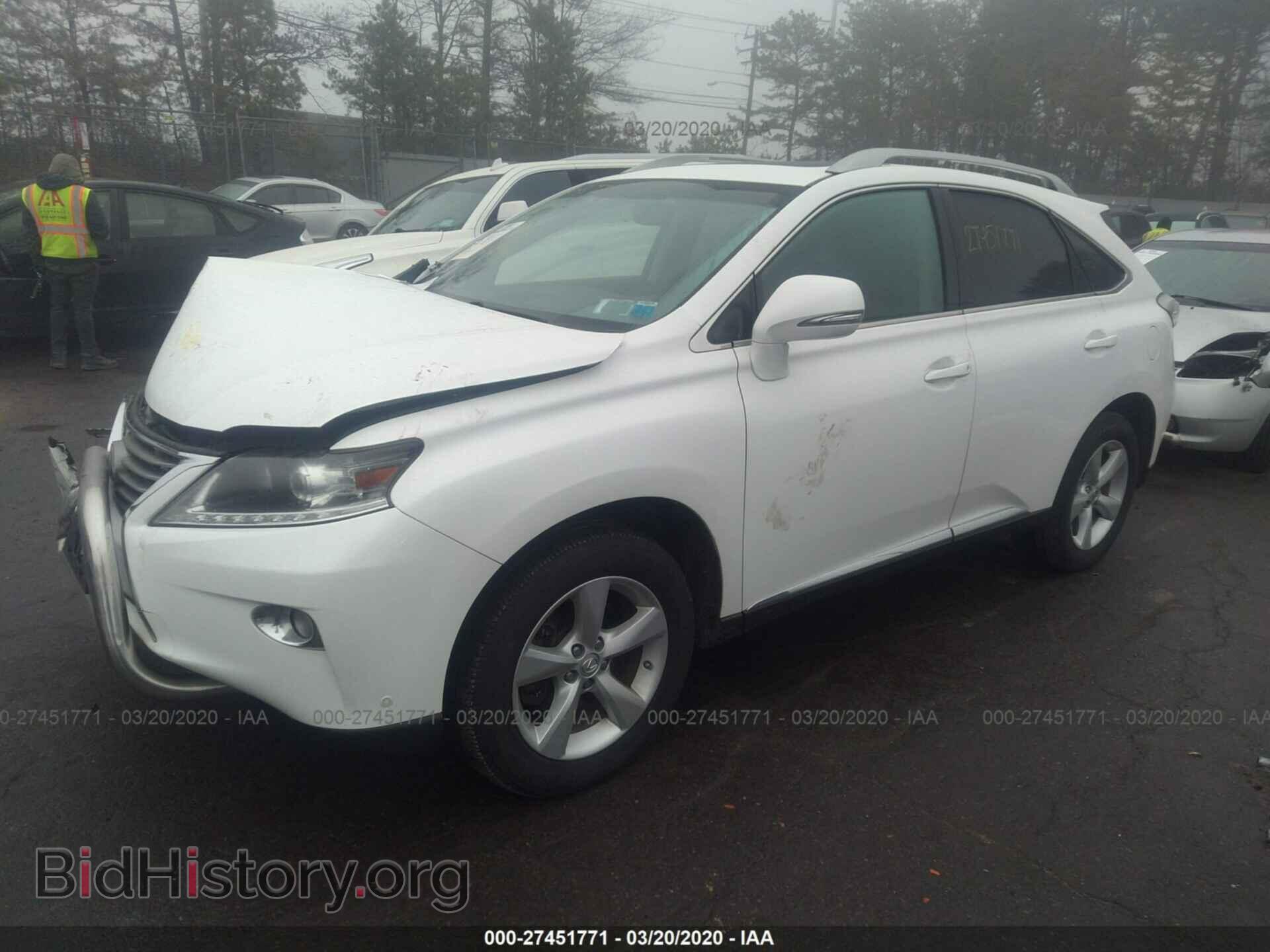 2014 LEXUS RX - VIN: 2T2BK1BA3EC225777 - Фото 2